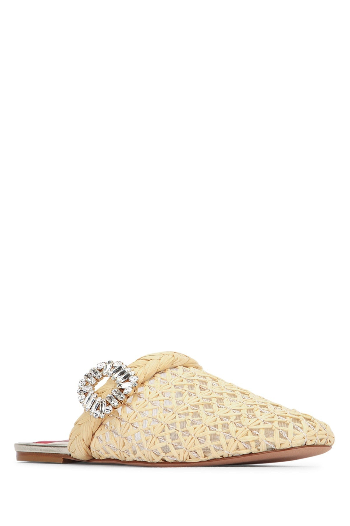 Roger Vivier Women Bab Viv Strass Buc Raffia Sling - 2