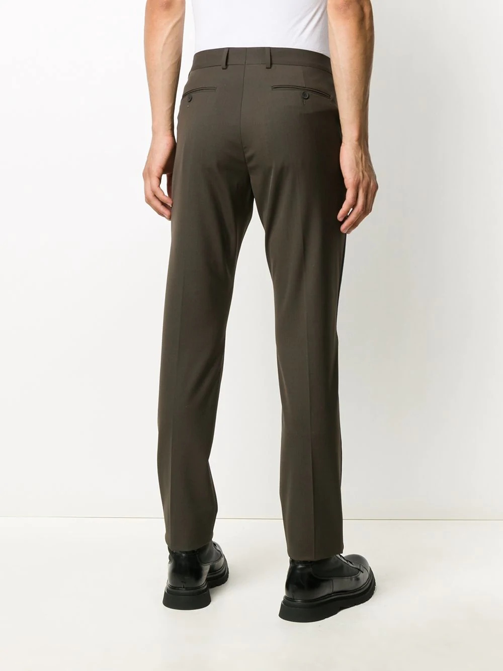 slim-fit tailored trousers - 4