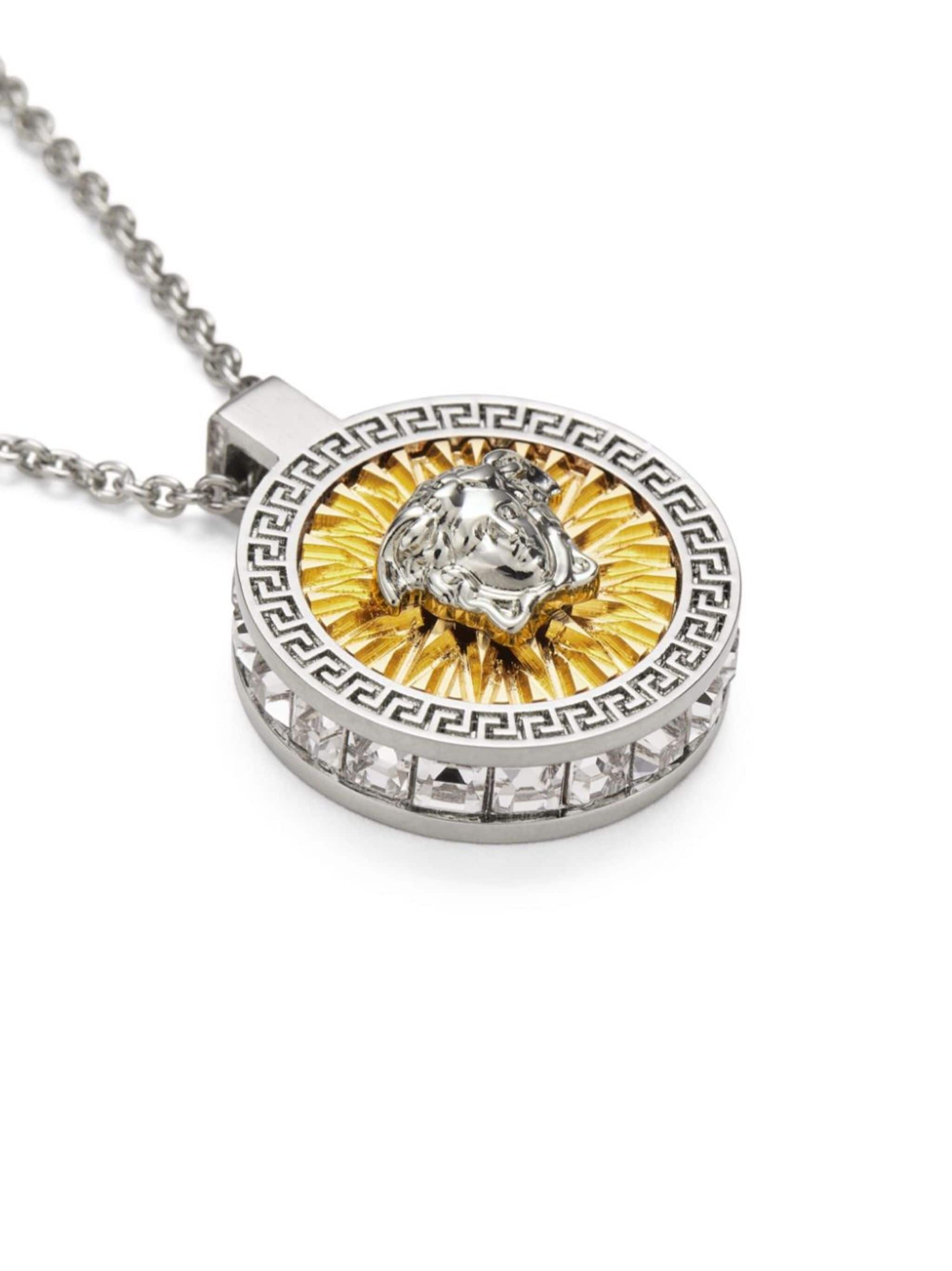 Icon crystal-embellished necklace - 2