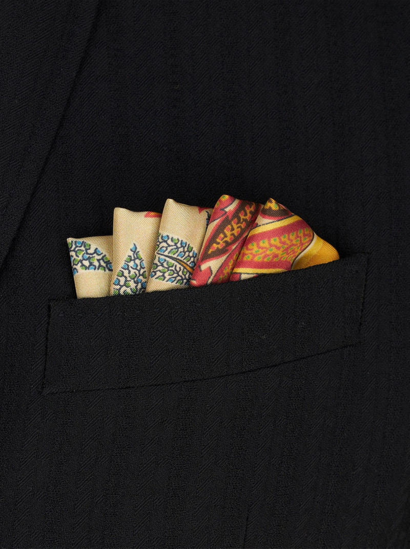 Etro JUNGLE PRINT POCKET SQUARE outlook