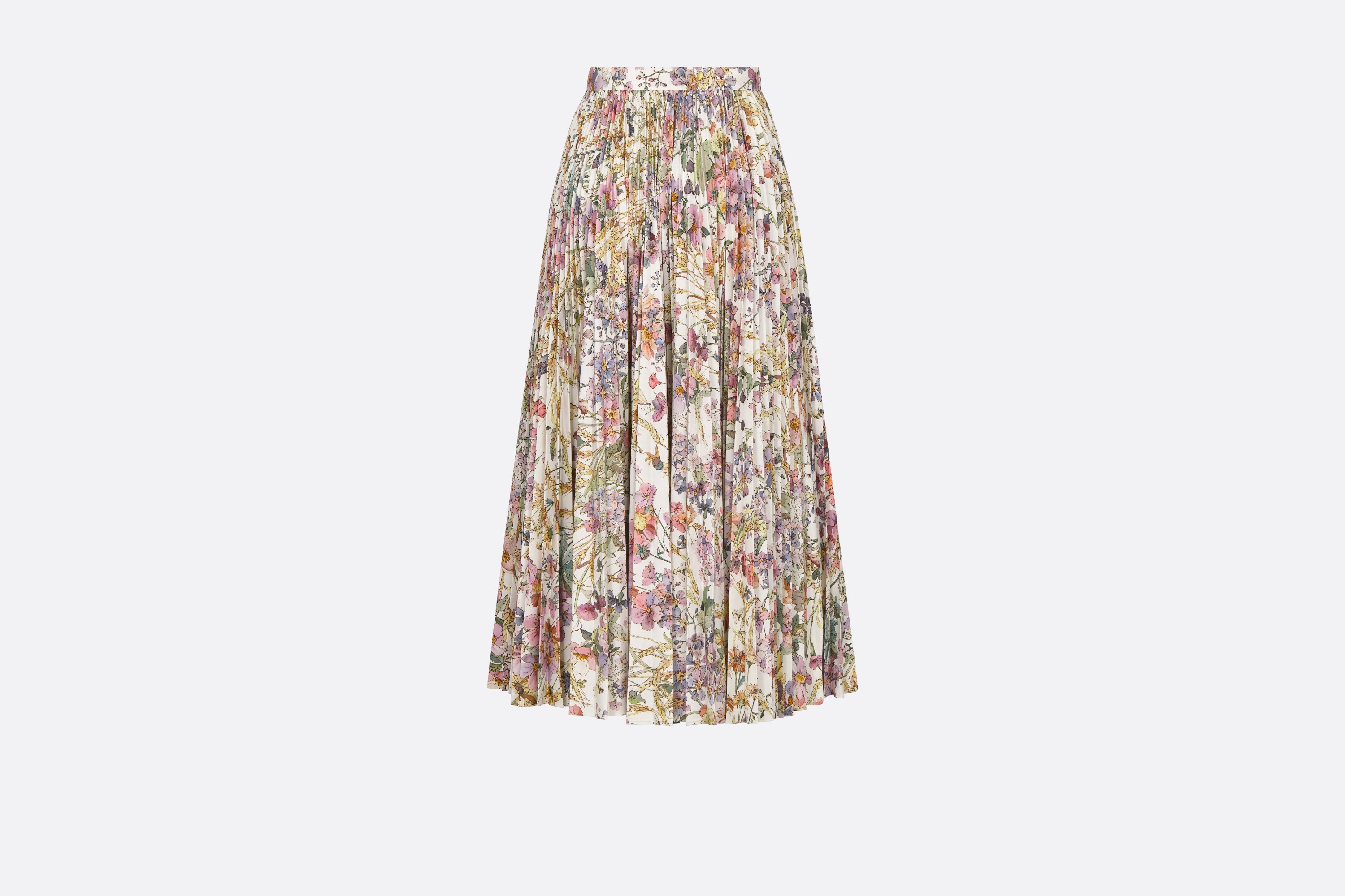 Mid-Length Pleated Skirt - 6