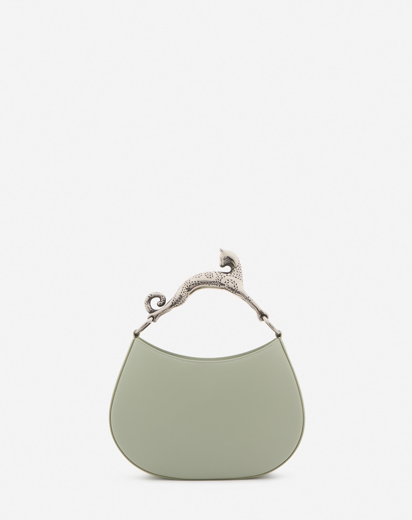 LEATHER PM HOBO CAT BAG - 5