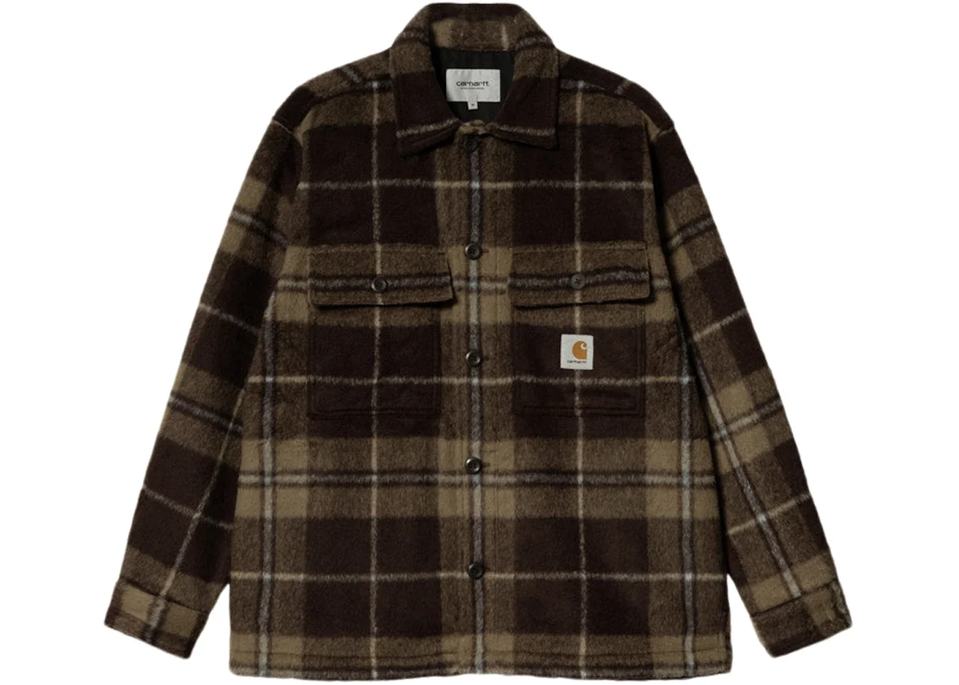 Carhartt WIP Manning Check Shirt Jacket Dark Umber - 1