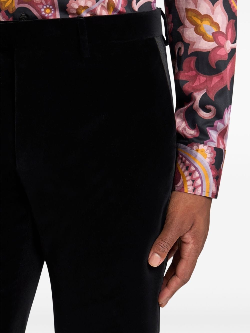 stretch cotton trousers - 5