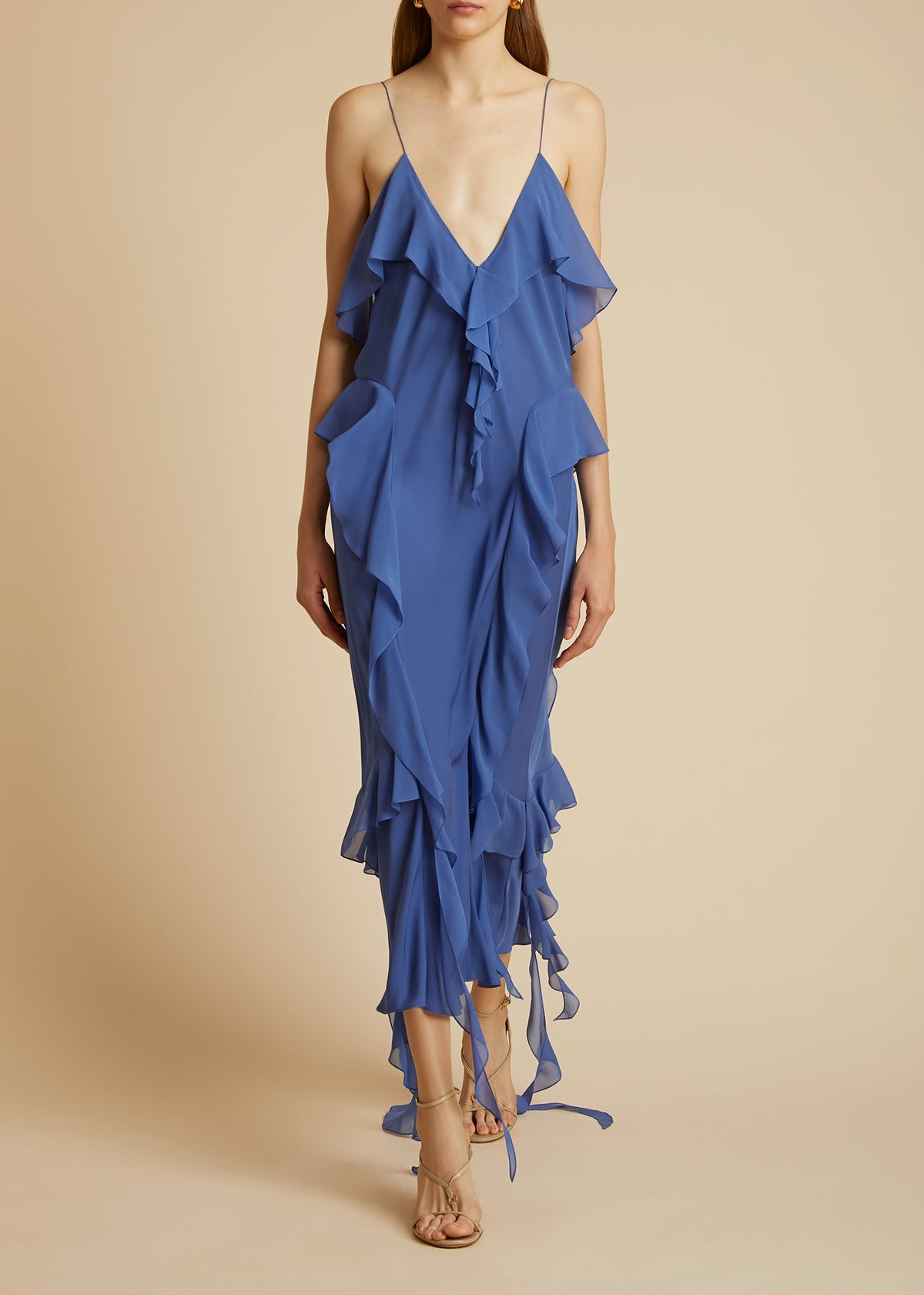 The Pim Dress in Blue Iris - 1