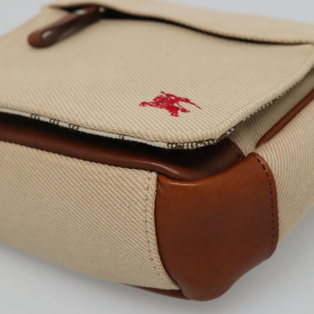 Burberry Nova Check Blue Label Shoulder Bag Canvas Beige Brown - 8