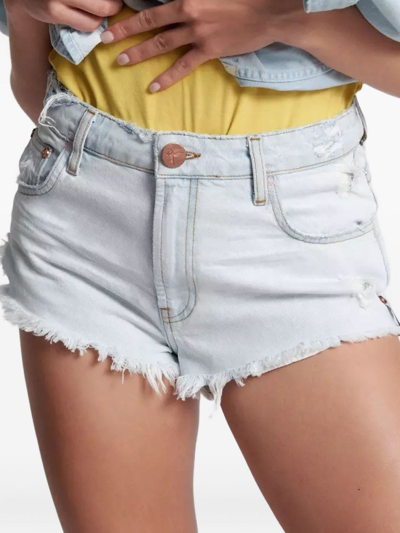 The One frayed denim shorts 4
