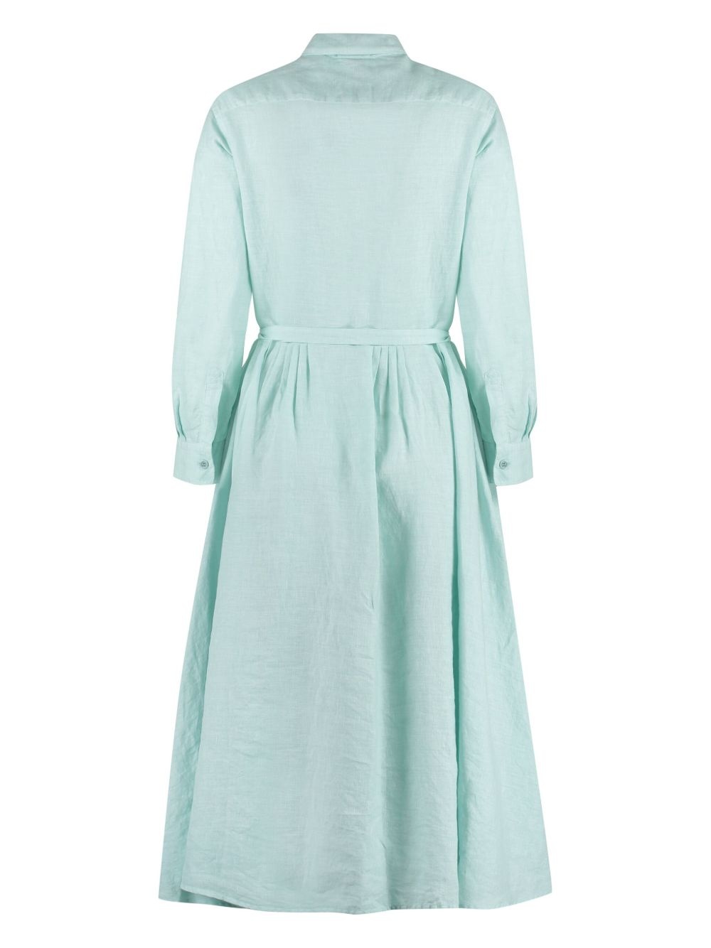 long sleeve shirt dress - 2