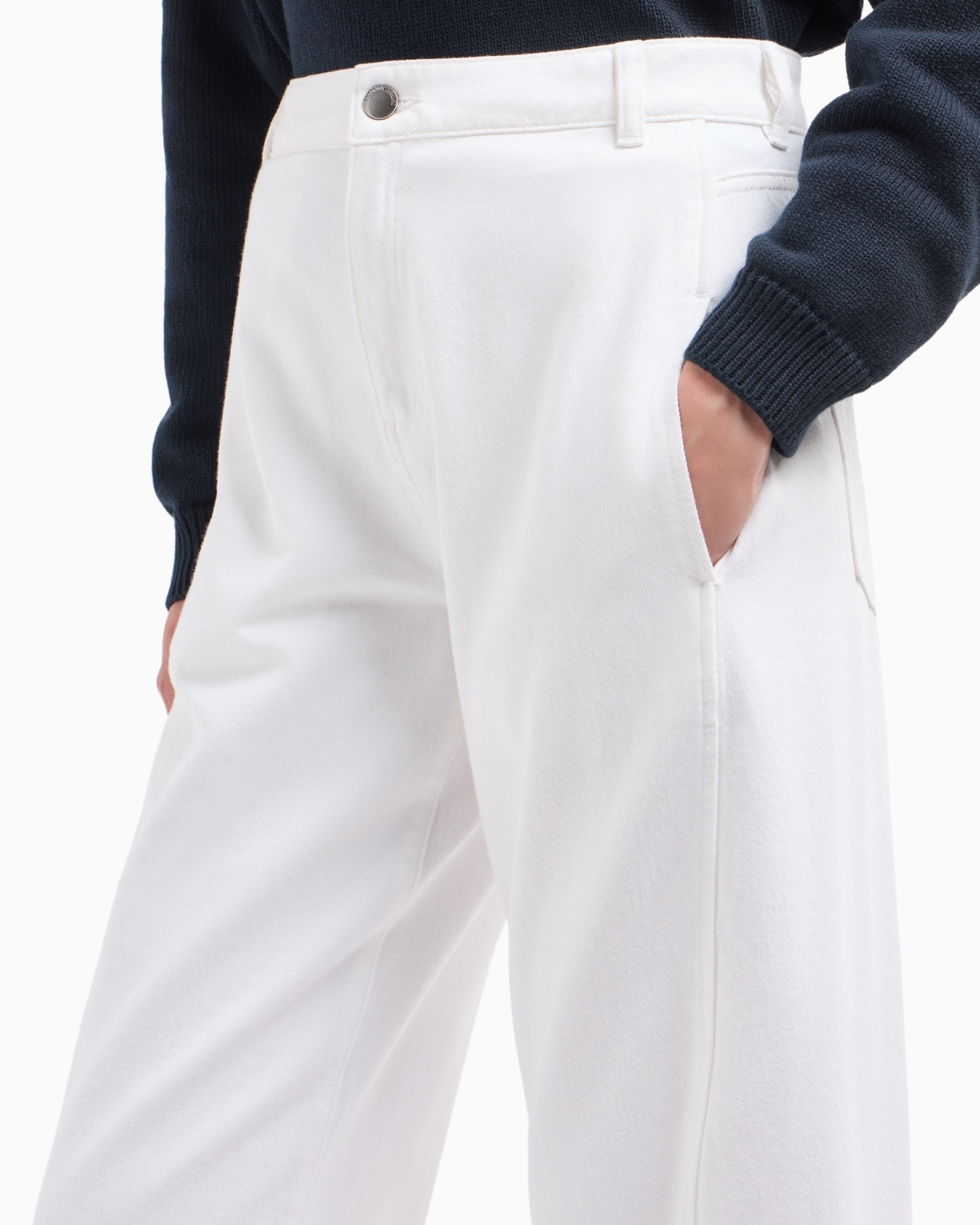 J4H ICON OVAL-LEG JEANS IN GARMENT-DYED DRILL - 5