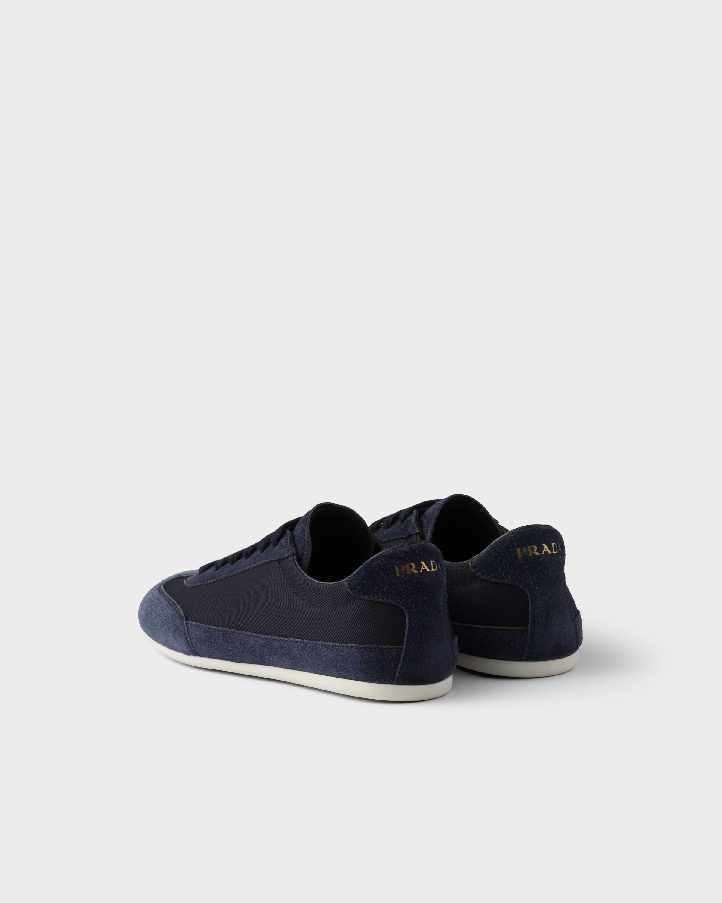 Suede and fabric sneakers - 4
