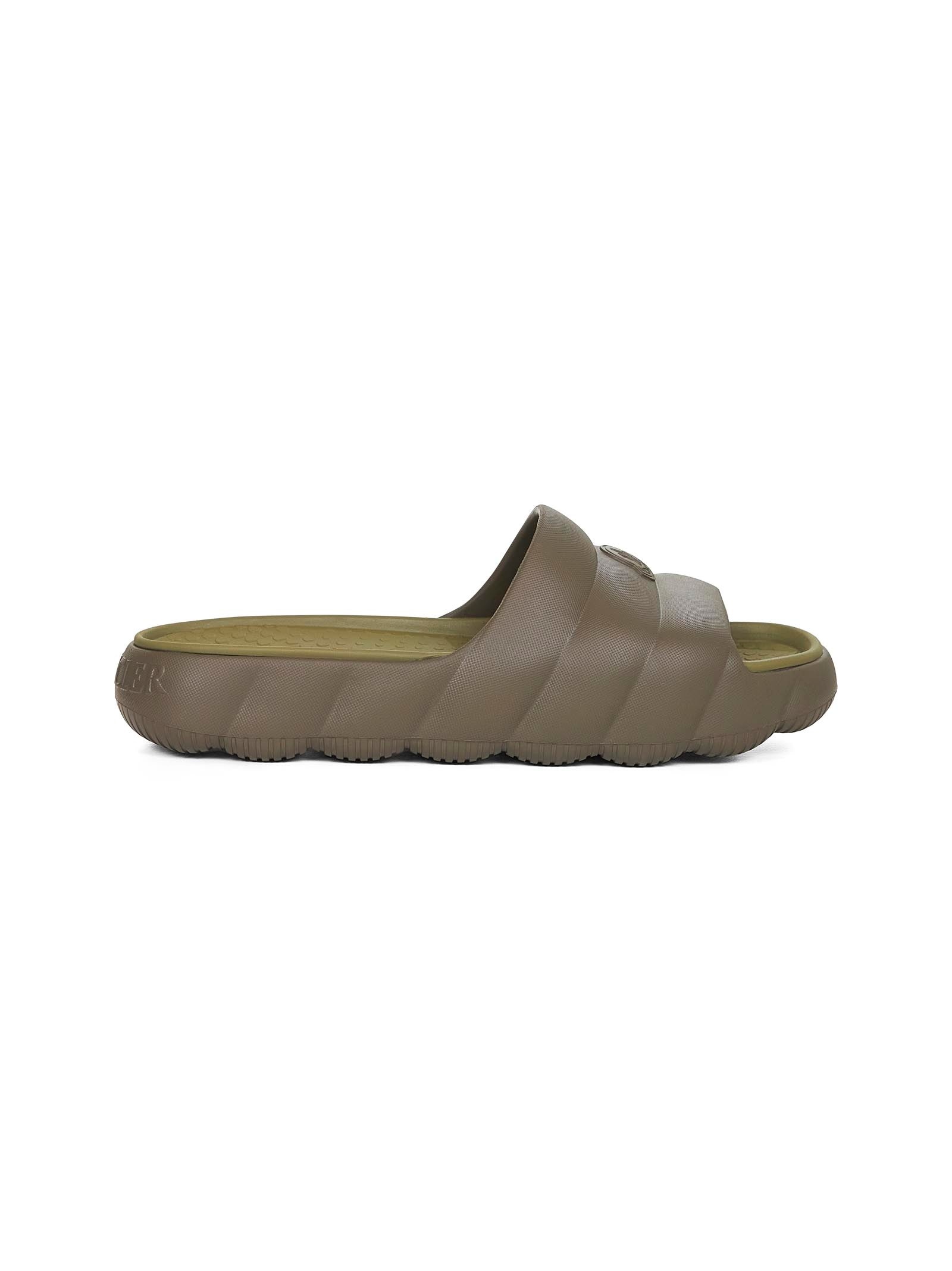 Green EVA quilted Lilo sliders - 1