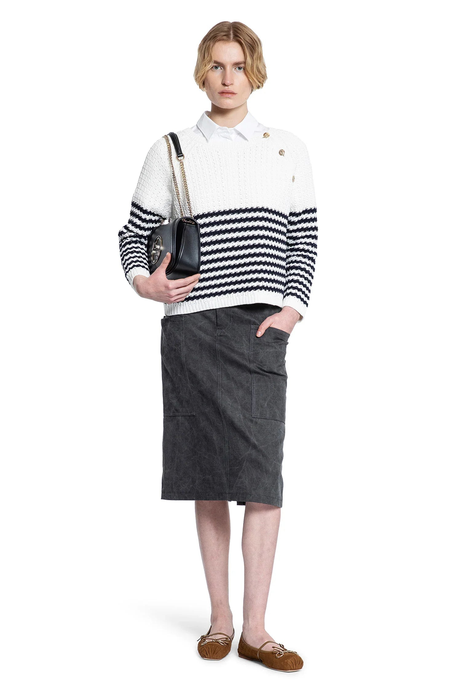 Striped-Crochet-Knit-Sweater - 4