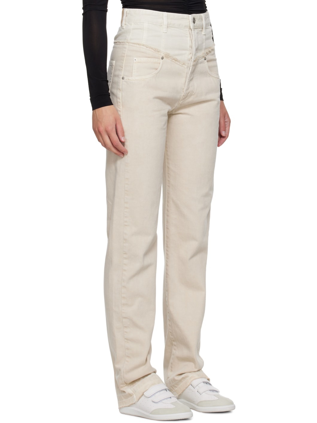 Beige Noemie Jeans - 2