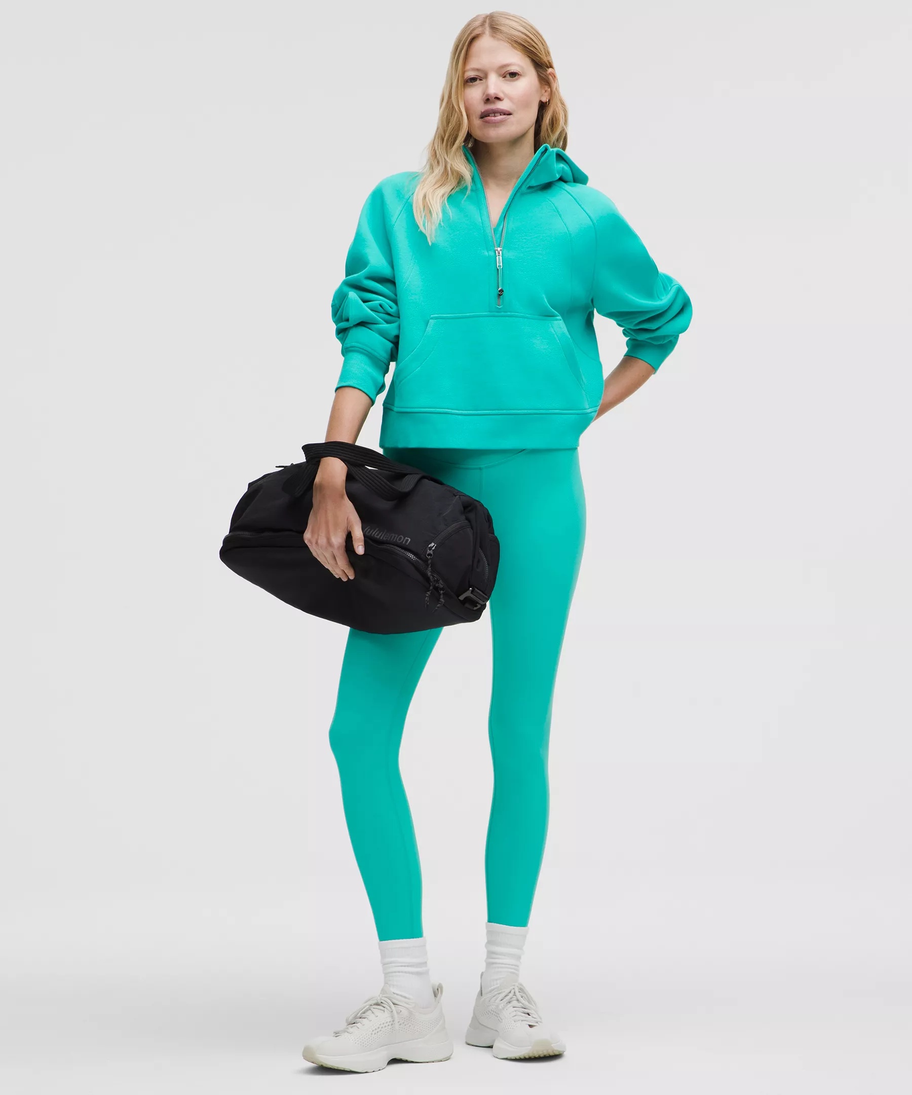 Scuba Oversized Half-Zip Hoodie - 2