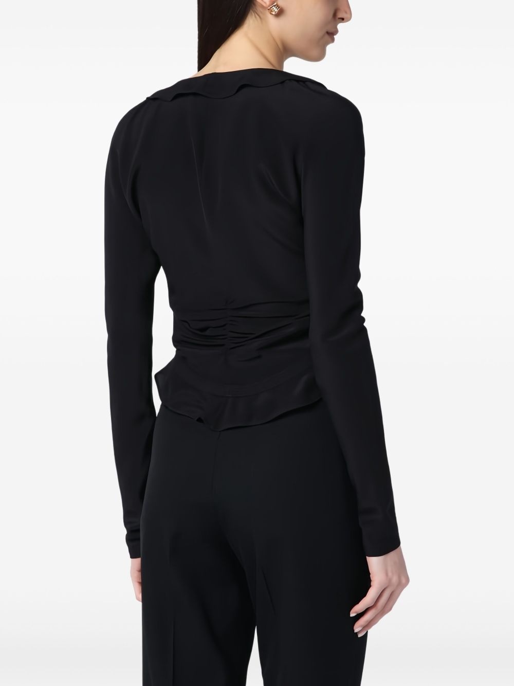 silk blouse - 3