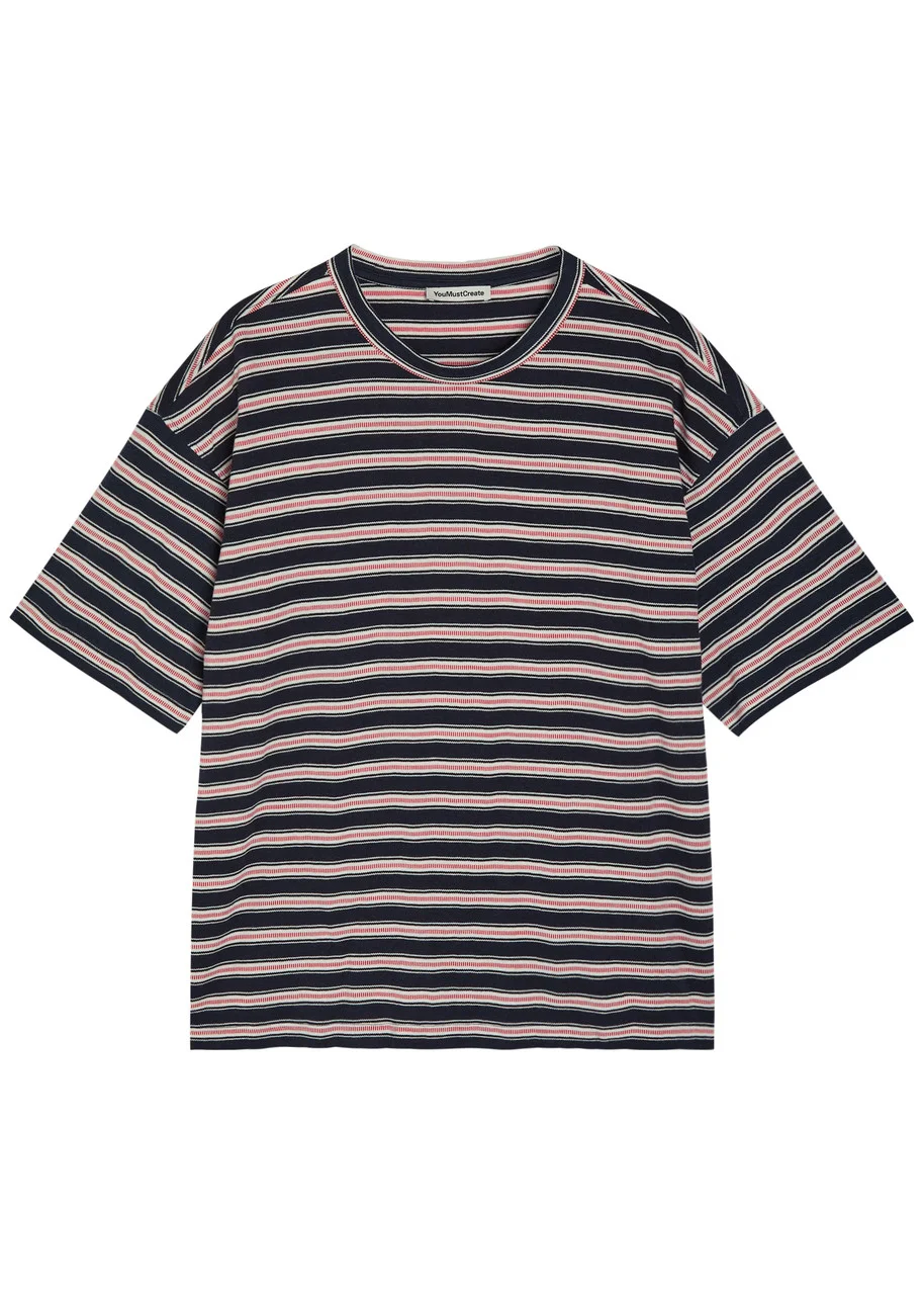 Ymc Striped Cotton T-shirt - 1
