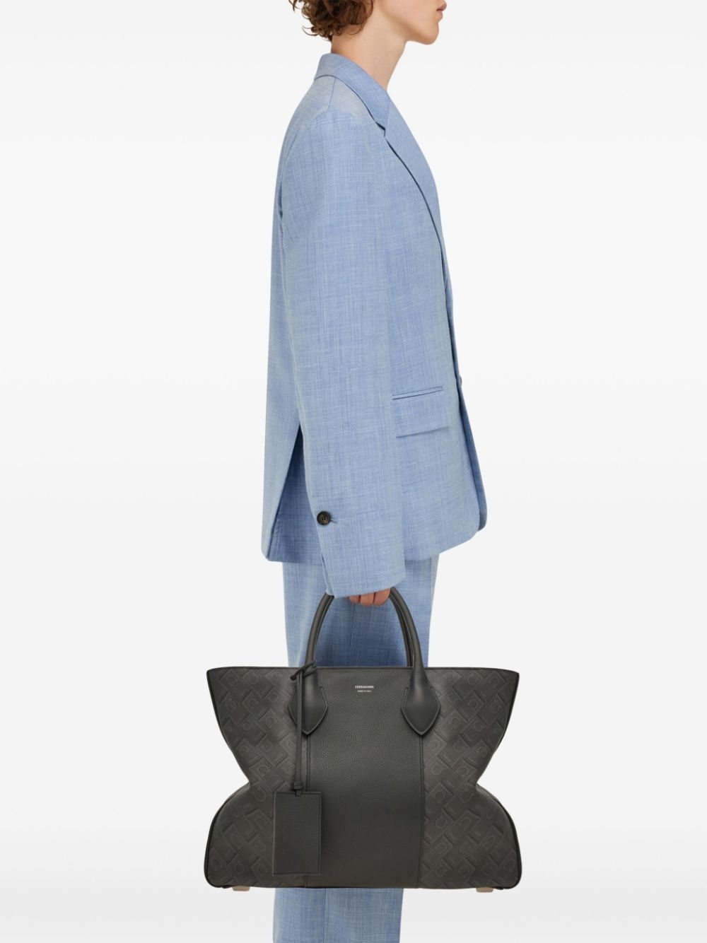 Gancini-print tote bag - 2