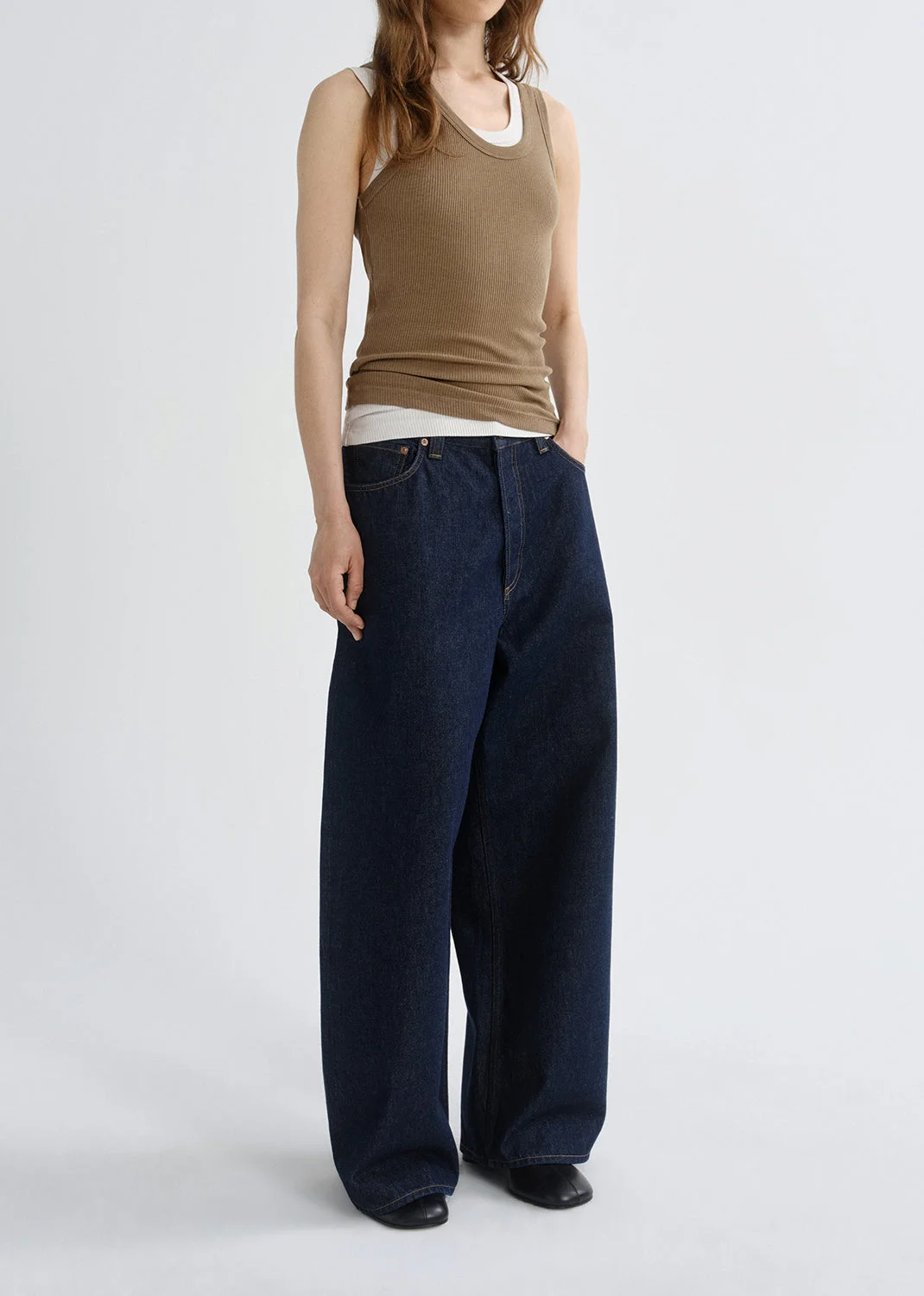 ROUNDED BAGGY IN RINSE - 1