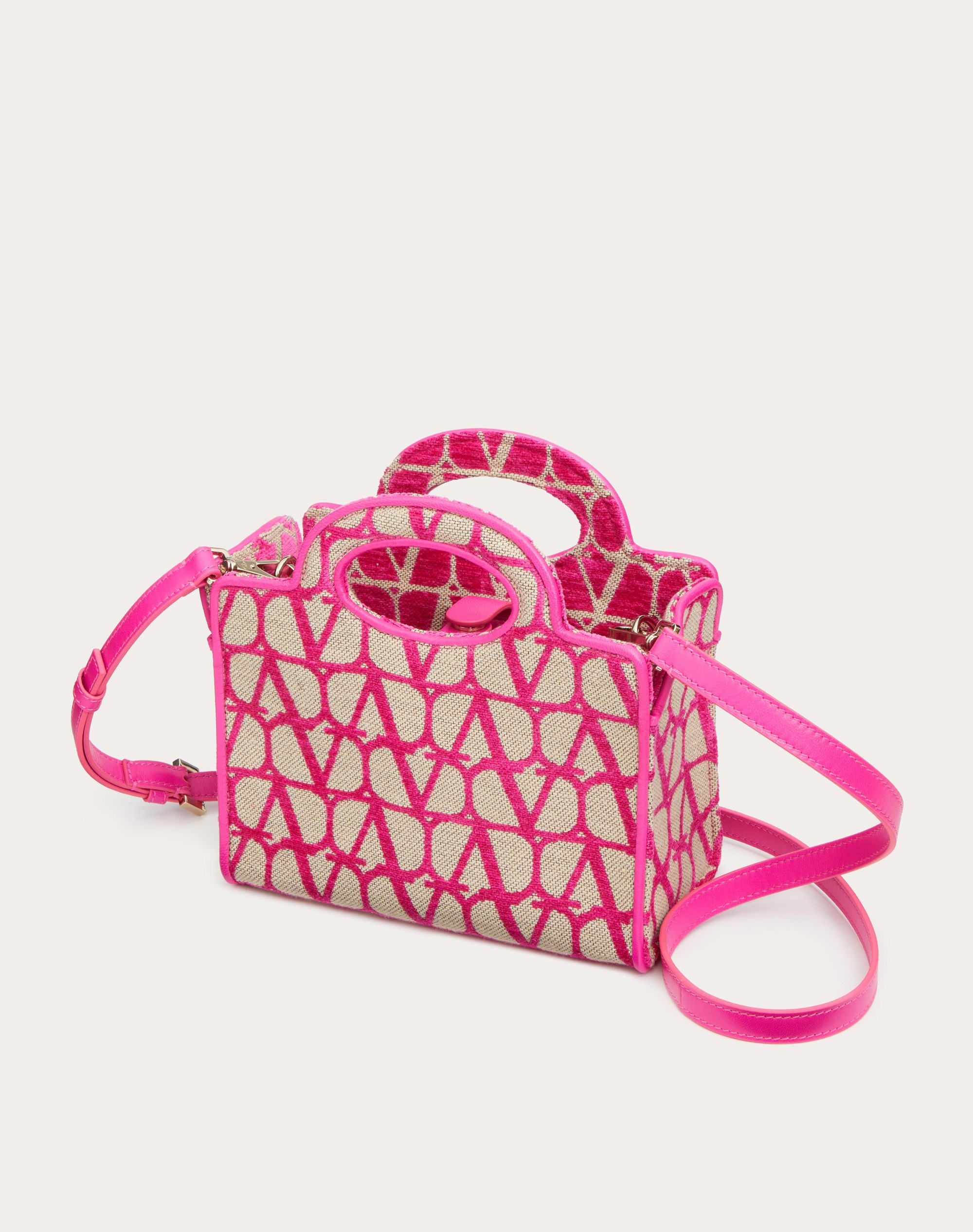LE TROISIÈME MINI SHOPPING BAG IN TOILE ICONOGRAPHE - 5