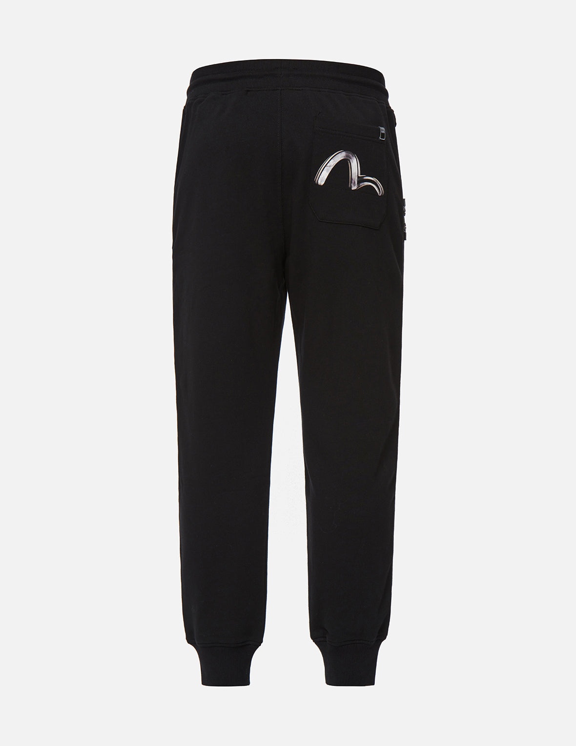 Brush Effect Seagull Print Sweatpants - 8