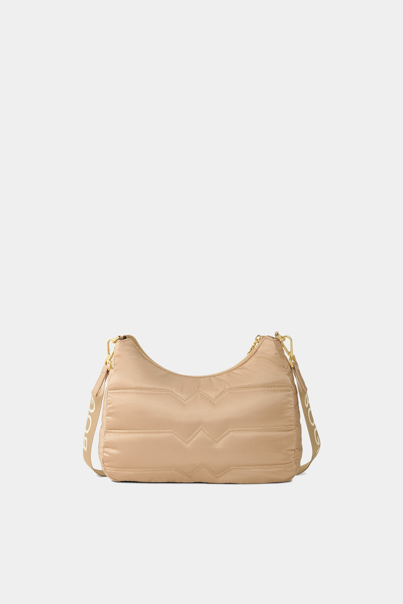 Wallis Tessuto Odette shoulder bag in Beige 3