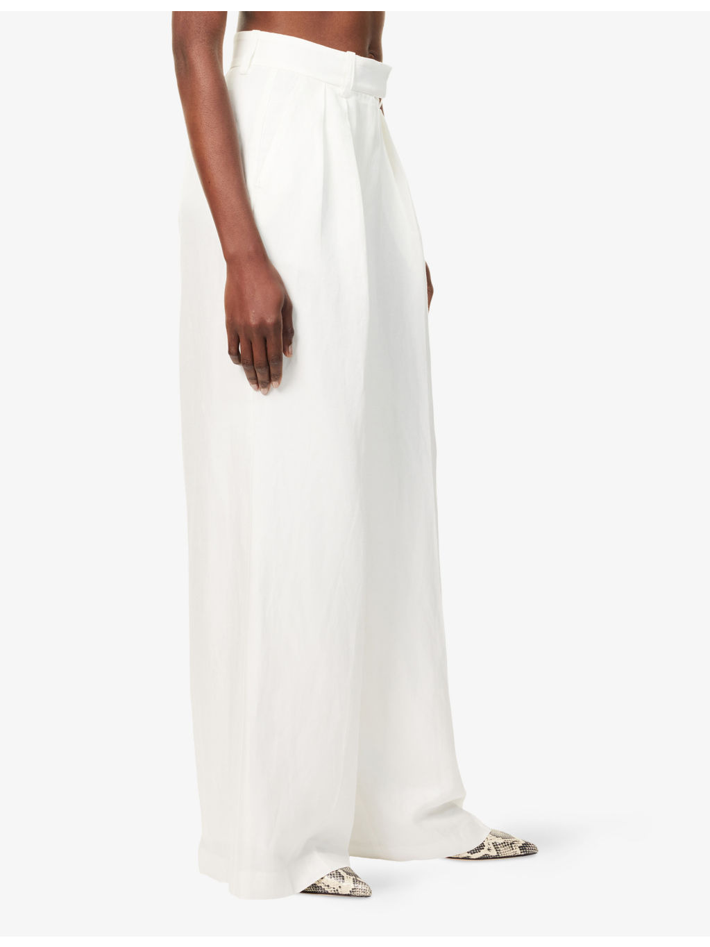 Lou Wide-Leg Woven Trousers - 3