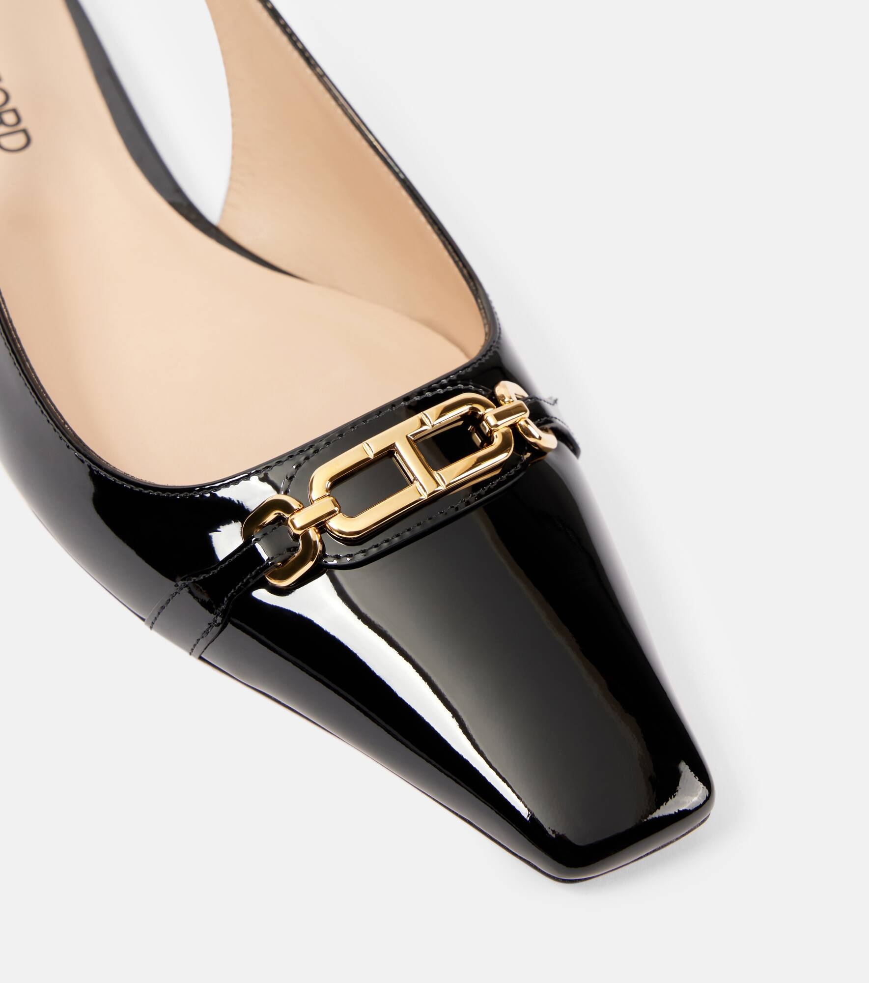 Whitney patent leather slingback flats - 5