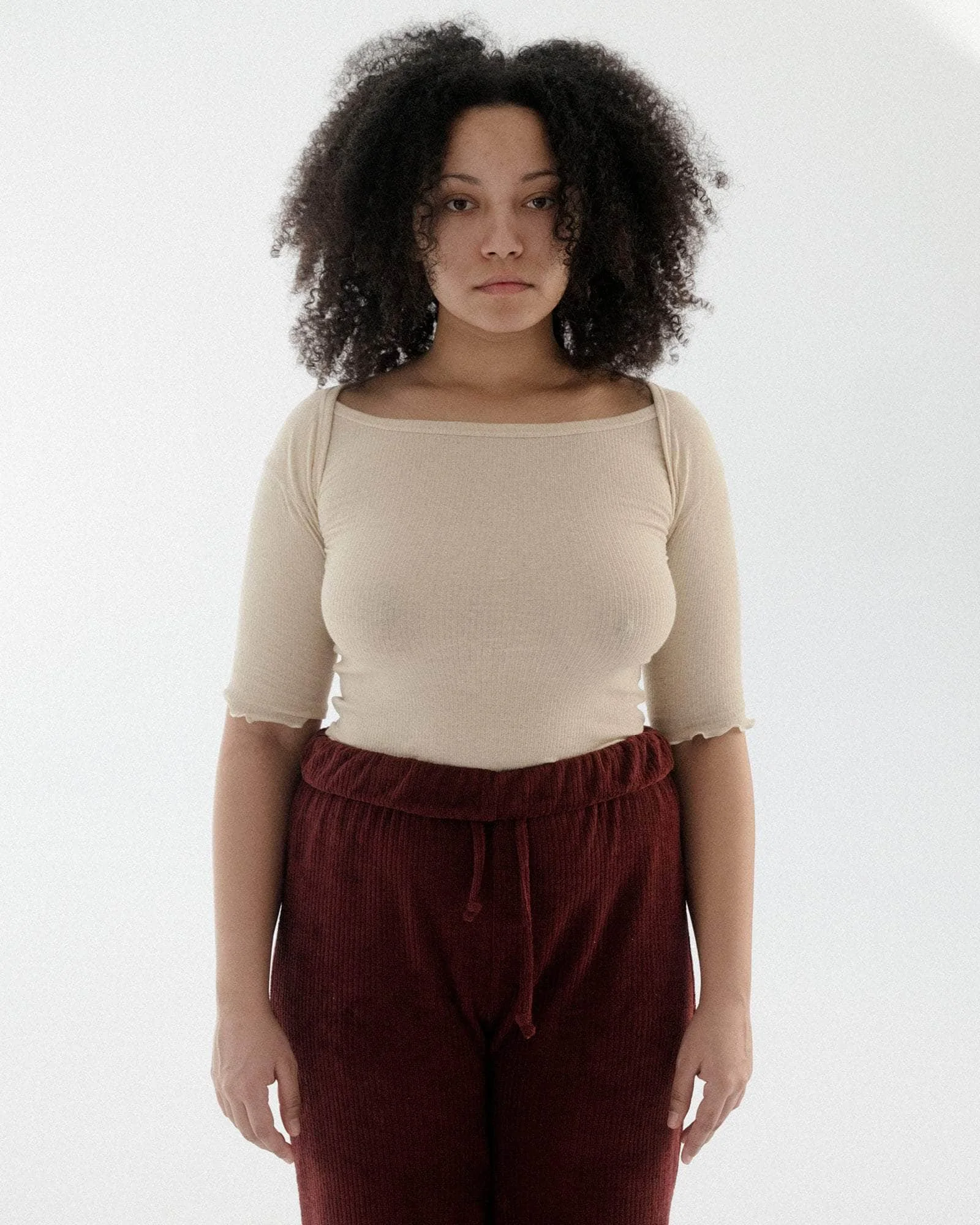 Disc Tee Shirt - Cotton Hemp Rib - 1