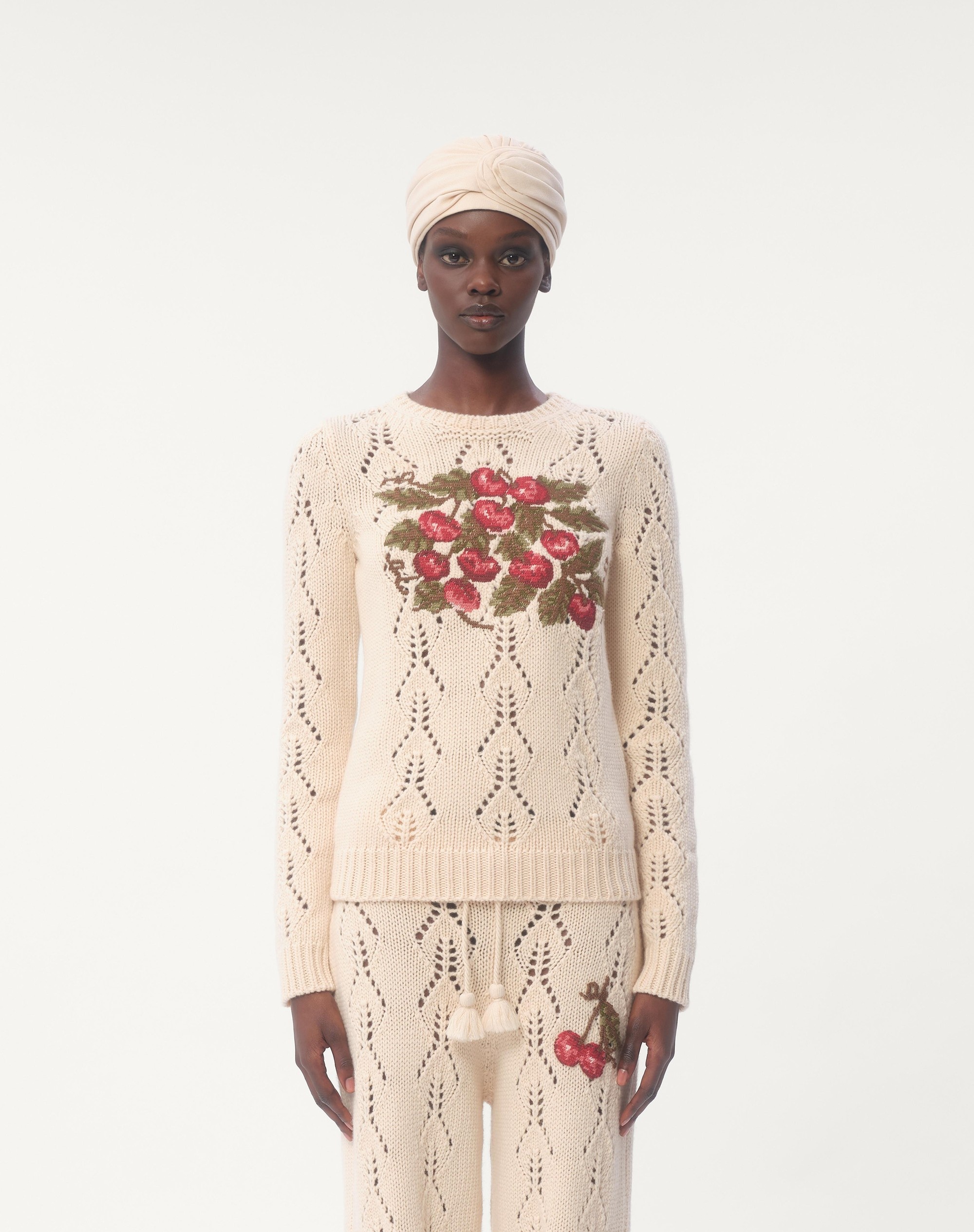 EMBROIDERED WOOL SWEATER - 6