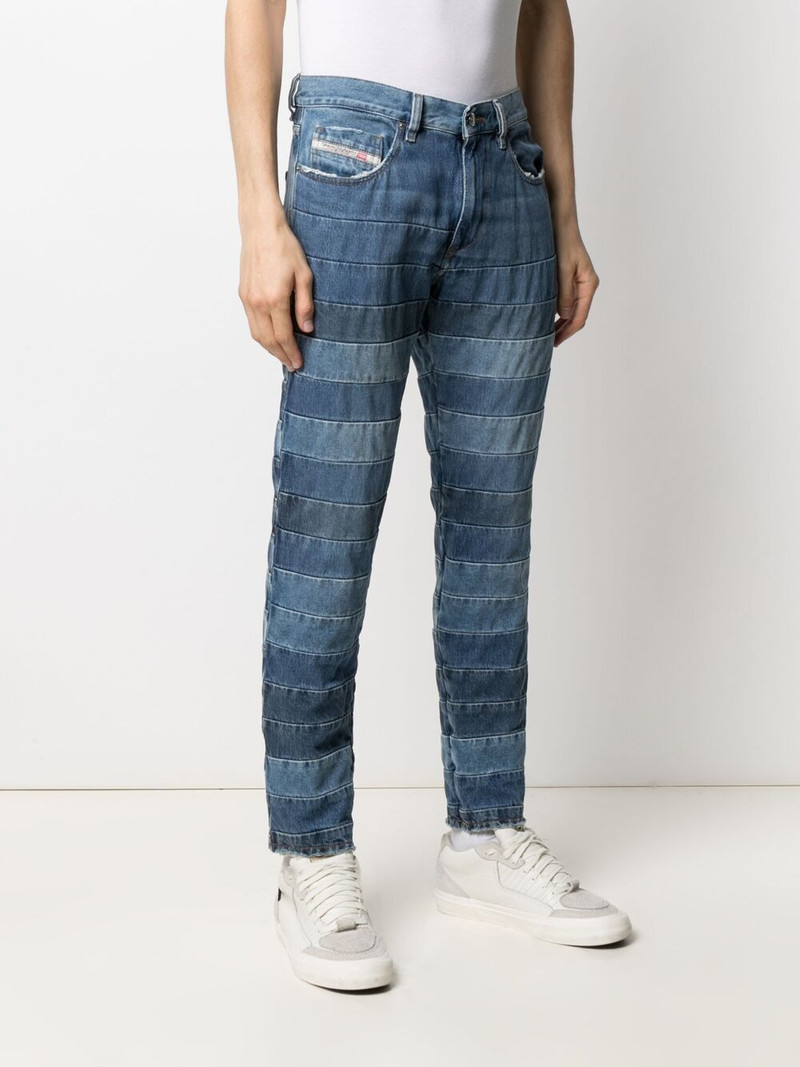 Slim D-Strukt panelled jeans 3
