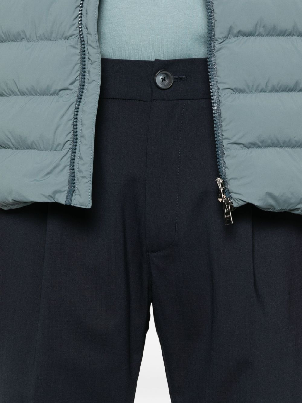pleated-front trousers - 5