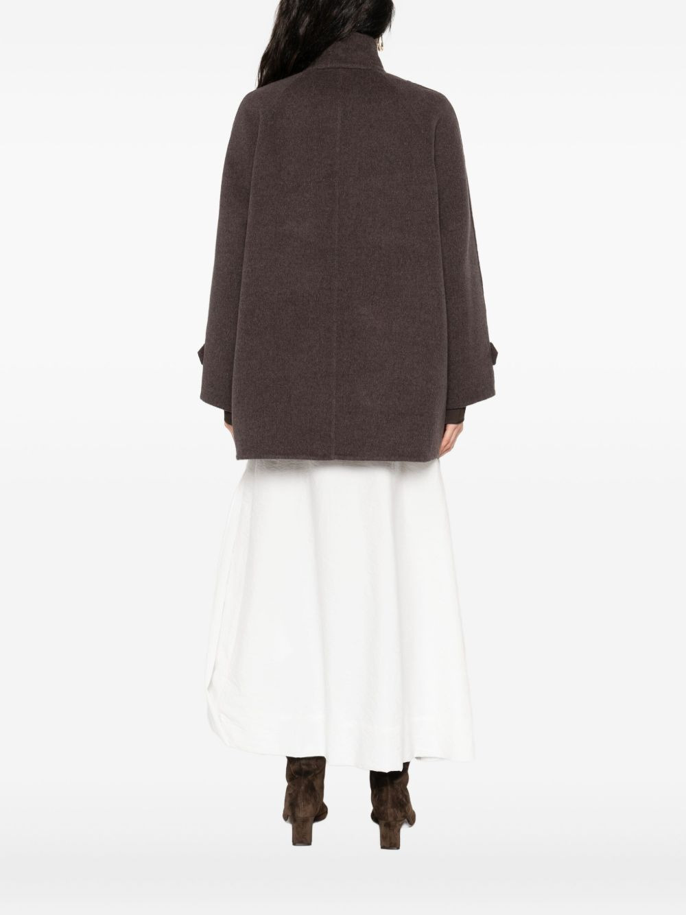 double-breasted buttoned coat - 4