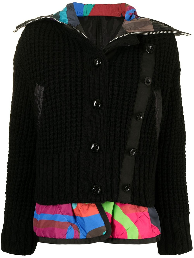x KAWS deconstructed layered blouson 1