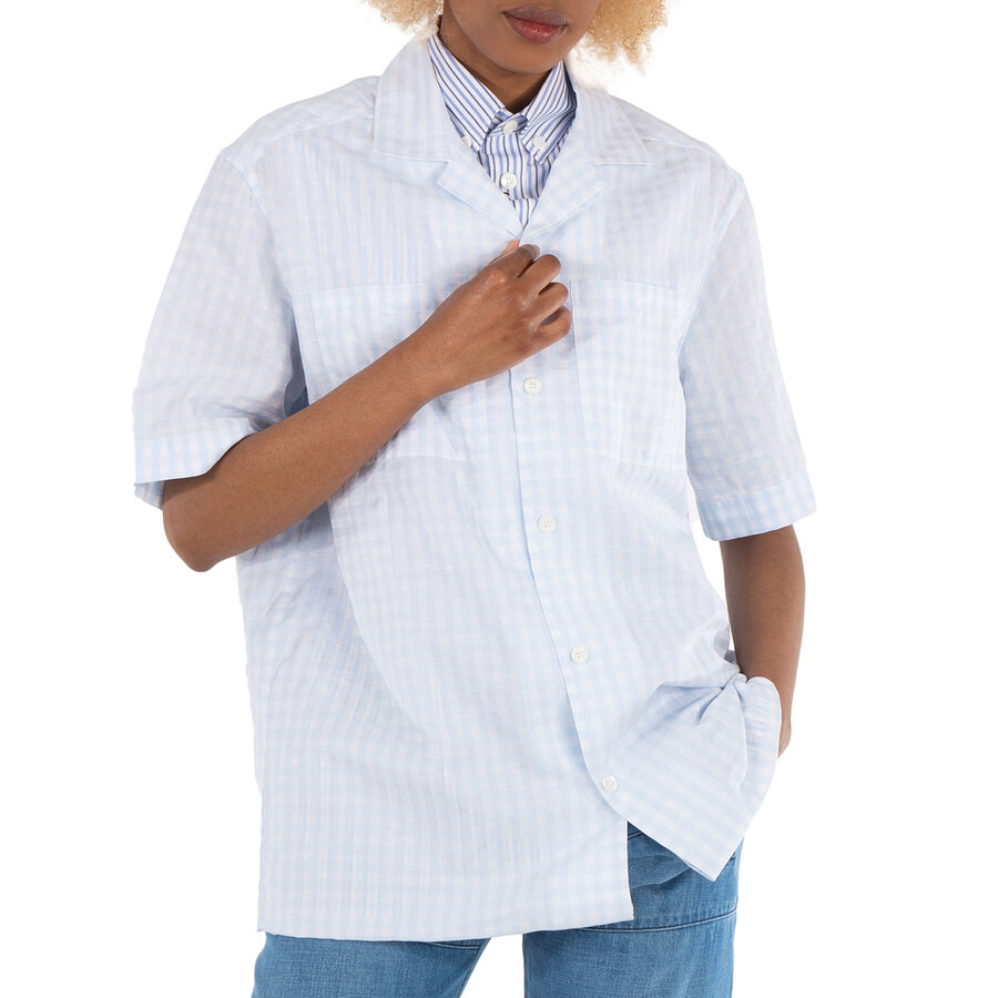 Burberry Gingham Check Print Oversized Shirt - 3