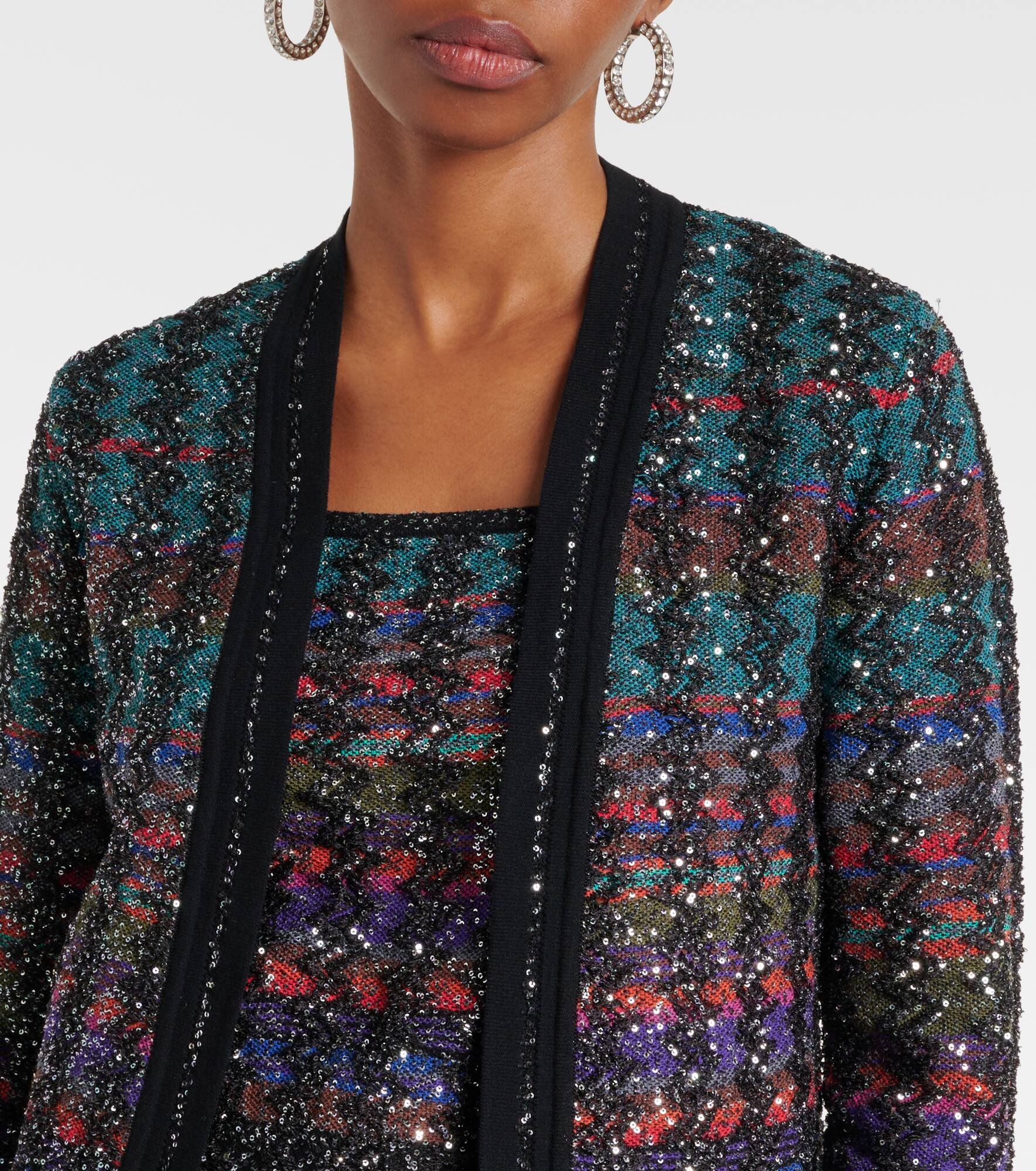 Lamé cardigan - 4