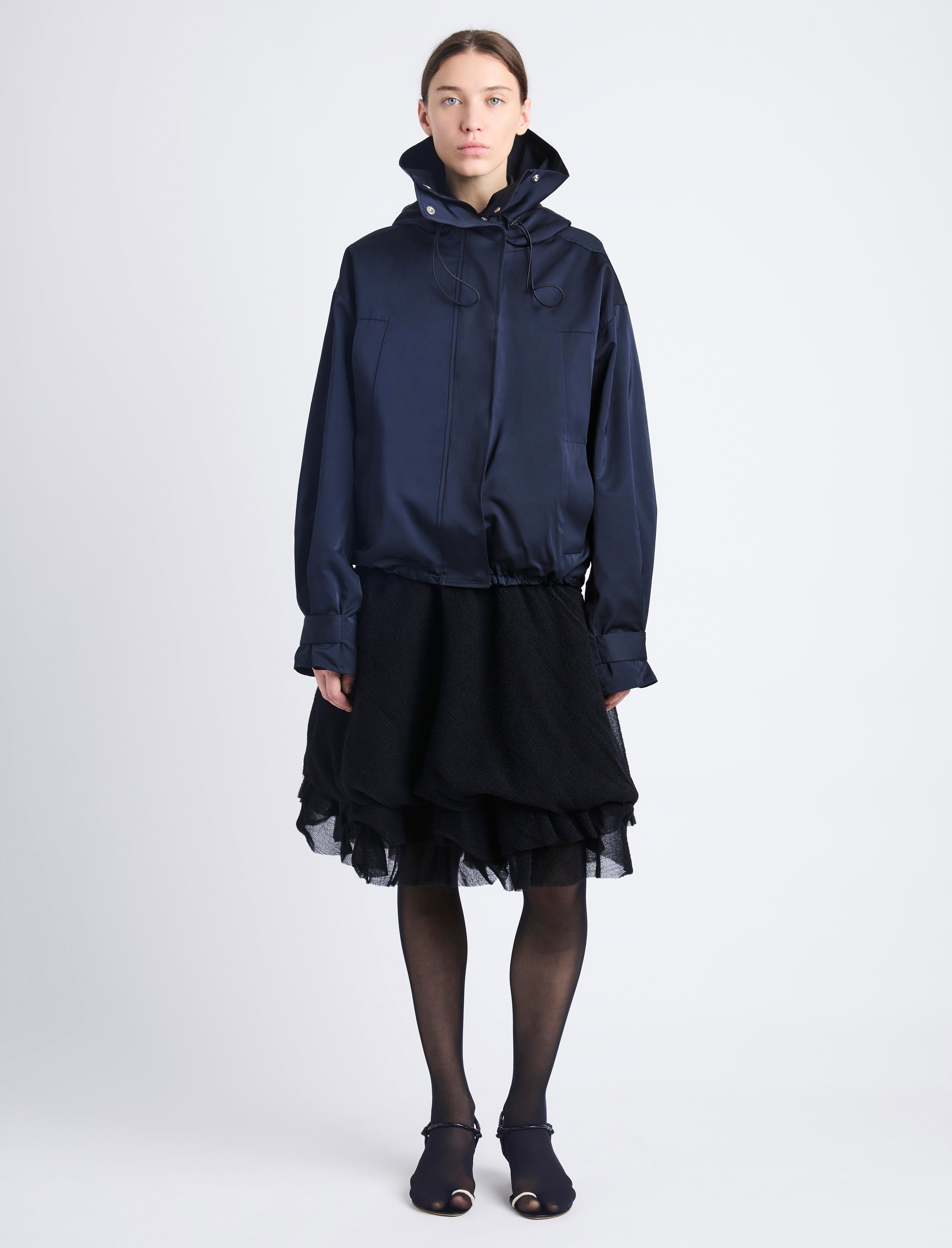 Maxwell Anorak in Nylon Gabardine - 7