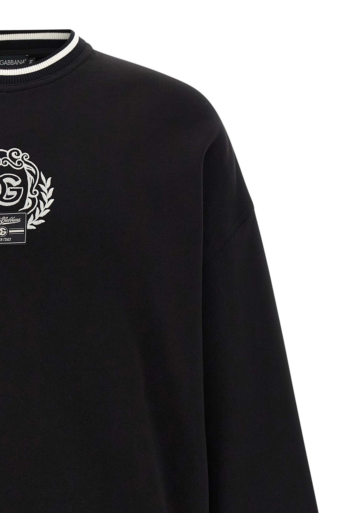 Logo embroidery sweatshirt - 3