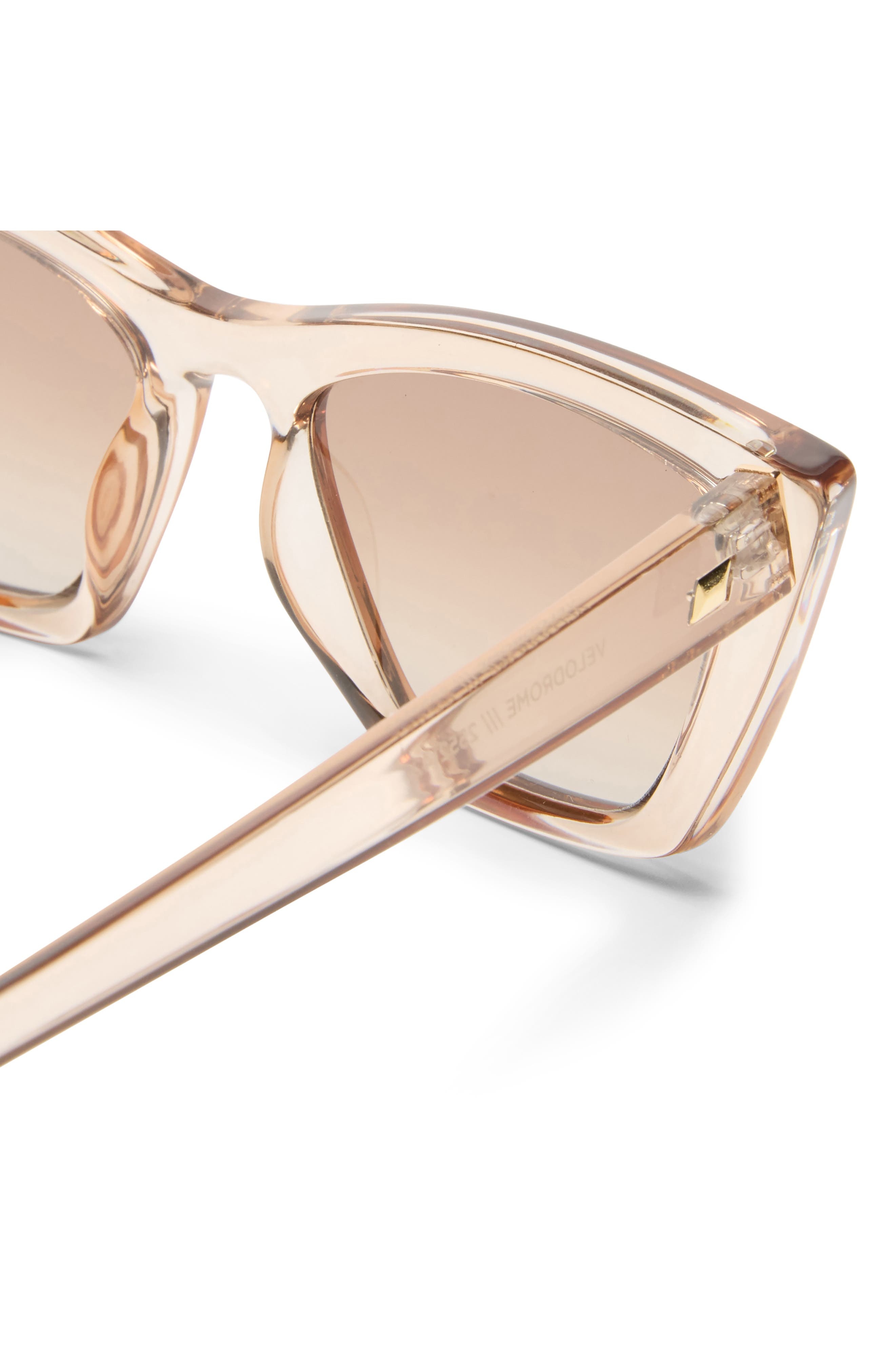 Le Specs Velodrome Cat Eye Sunglasses in Vanilla at Nordstrom - 5