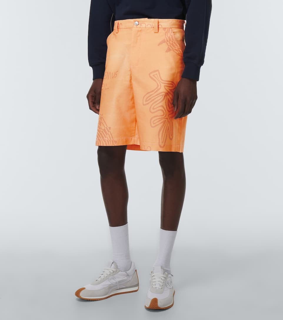 Le Short Tecido printed cotton shorts - 3