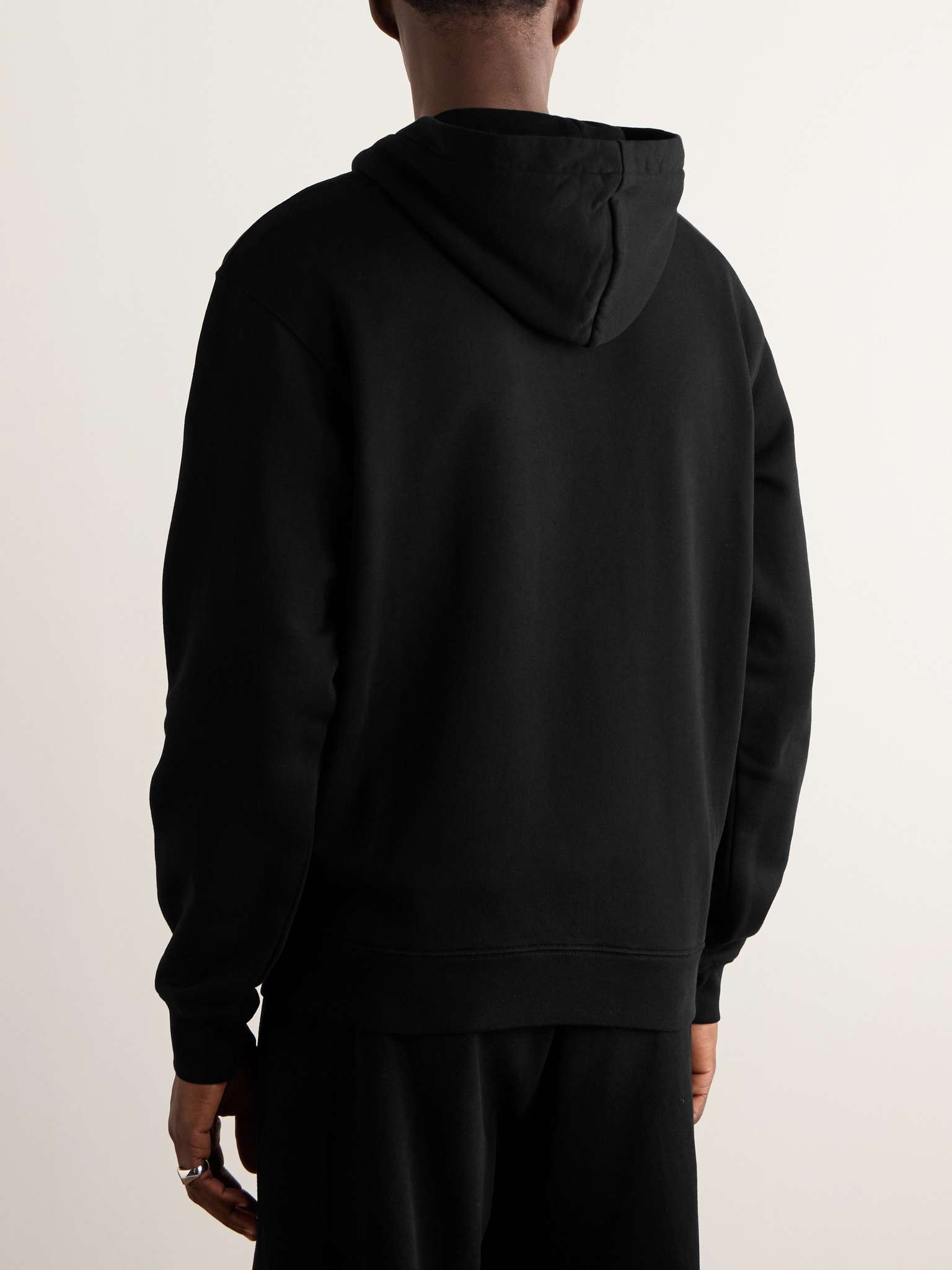 JACQUEMUS Men's Grosgrain Logo Hoodie | neimanmarcus