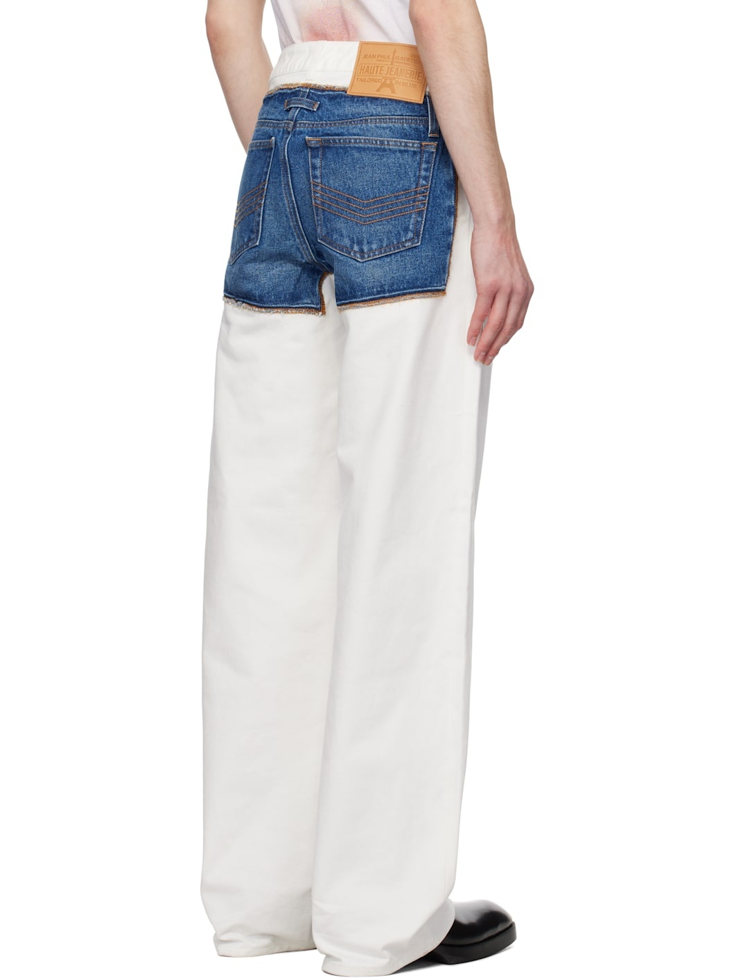 White & Blue 'The Petit Grand' Jeans - 3