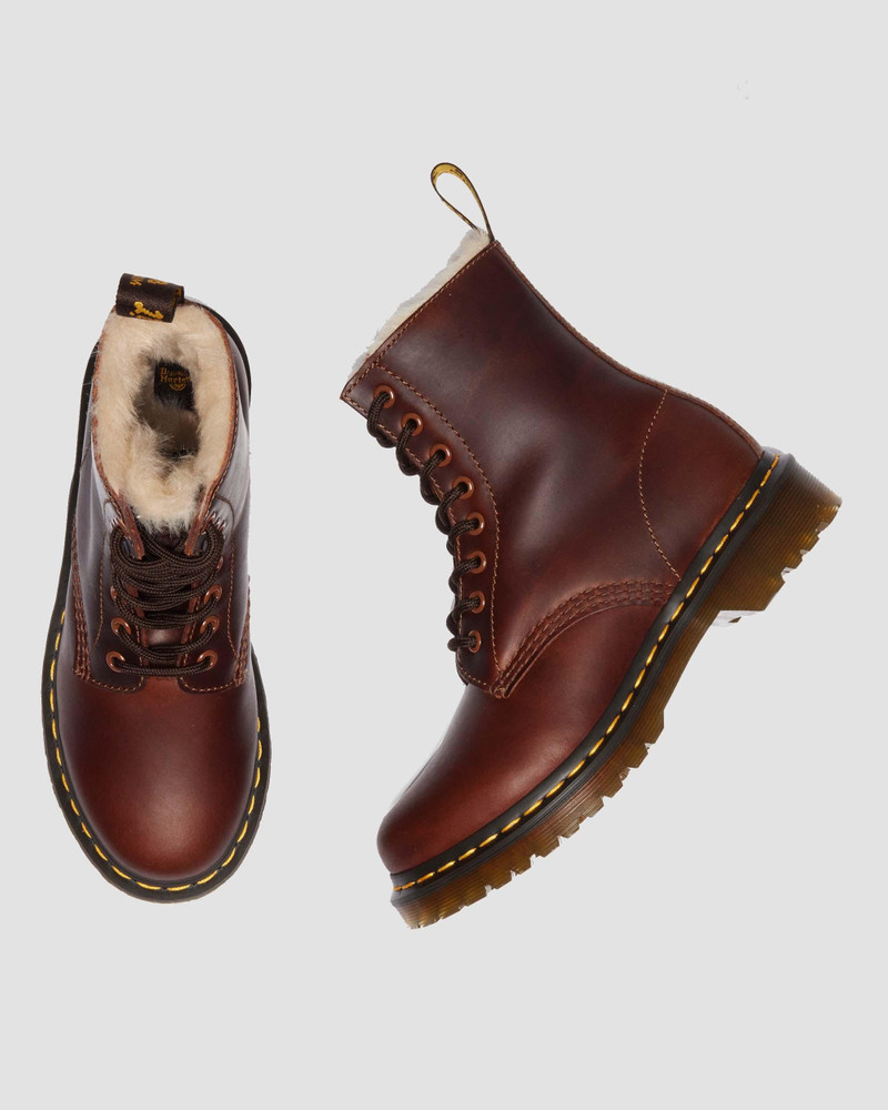 Dr. Martens 1460 Women's Faux Fur Lined Lace Up Boots outlook