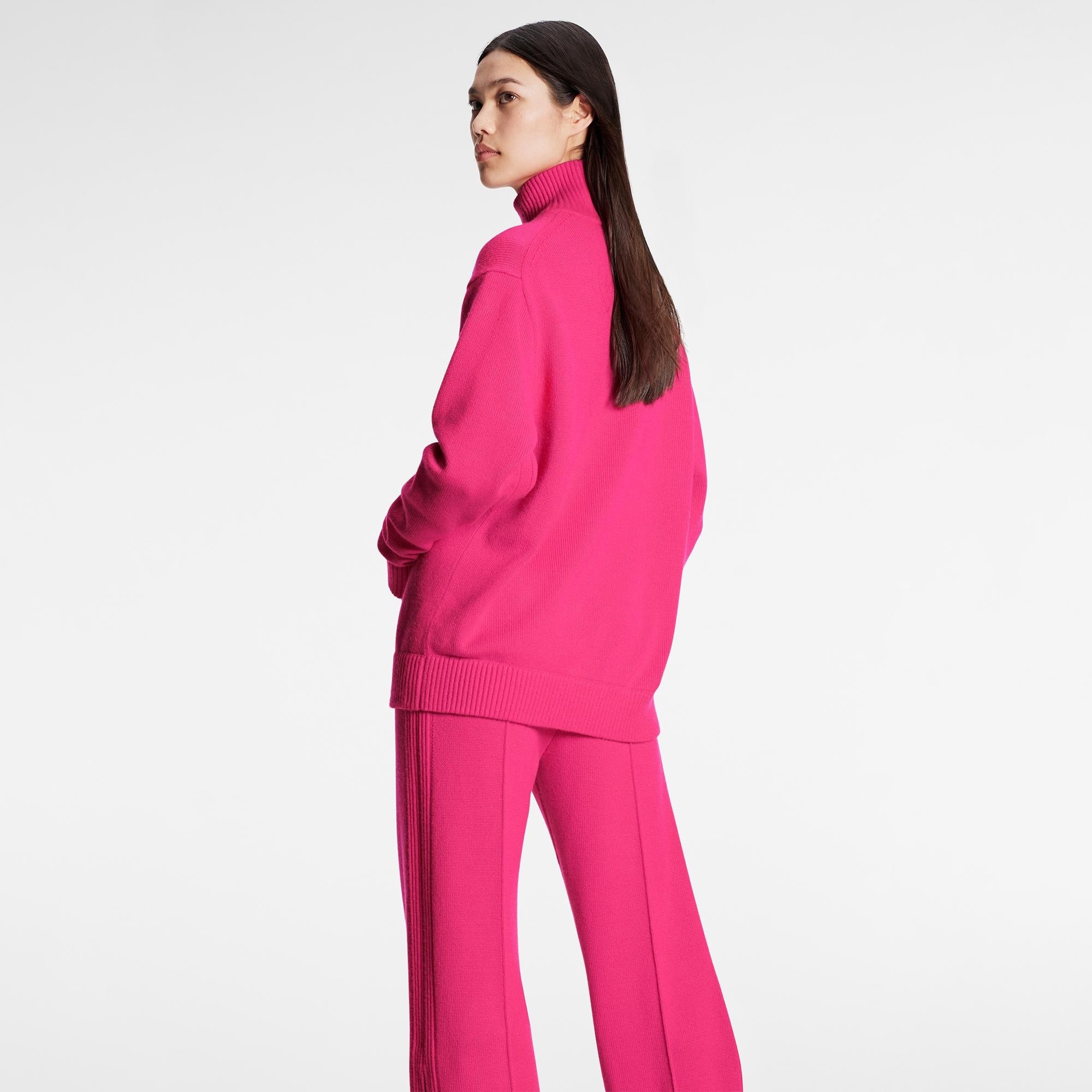 Open Ankle Cashmere Loungewear Pants - 5