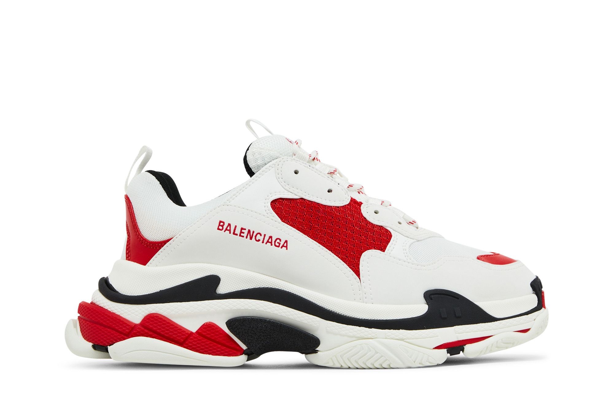 Balenciaga Triple S Sneaker 'White Red Black' - 1