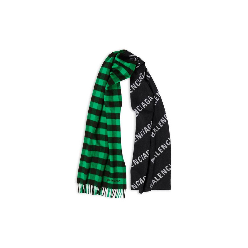 Men's 50/50 Scarf in Black 1