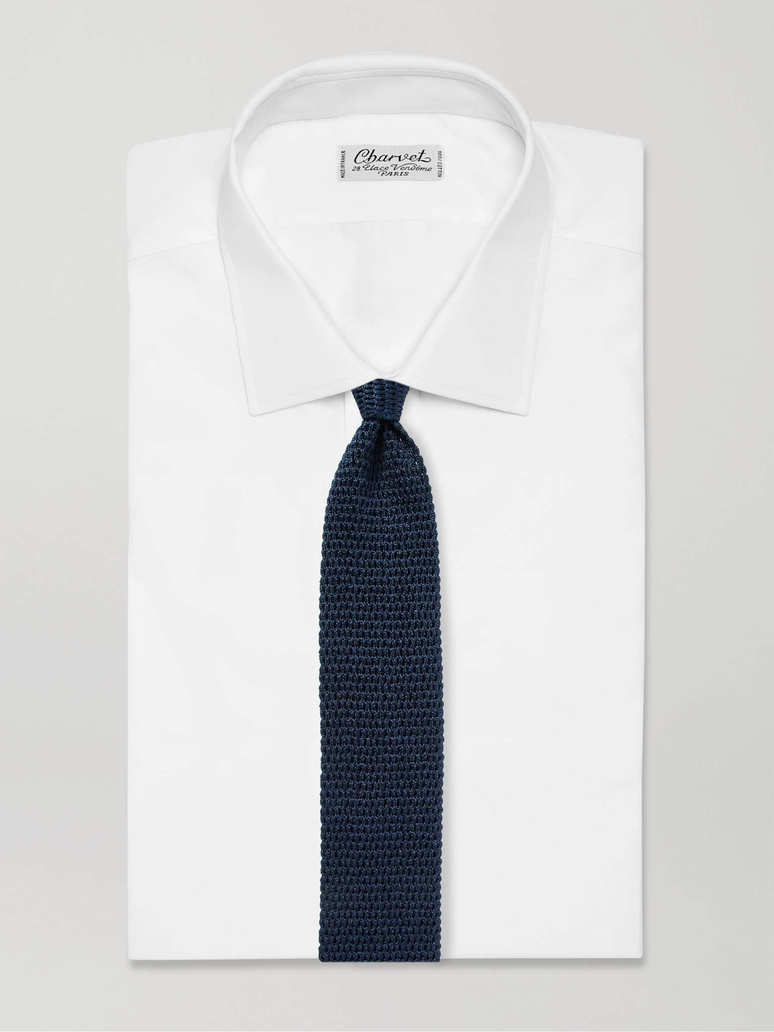7cm Knitted Silk Tie - 2