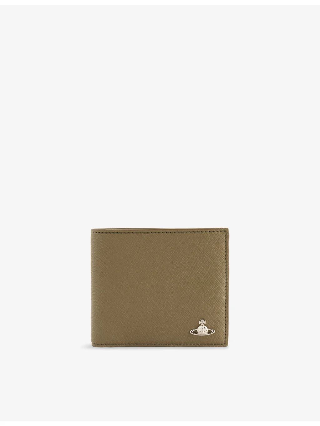 Branded Bi-Fold Faux-Leather Wallet - 1