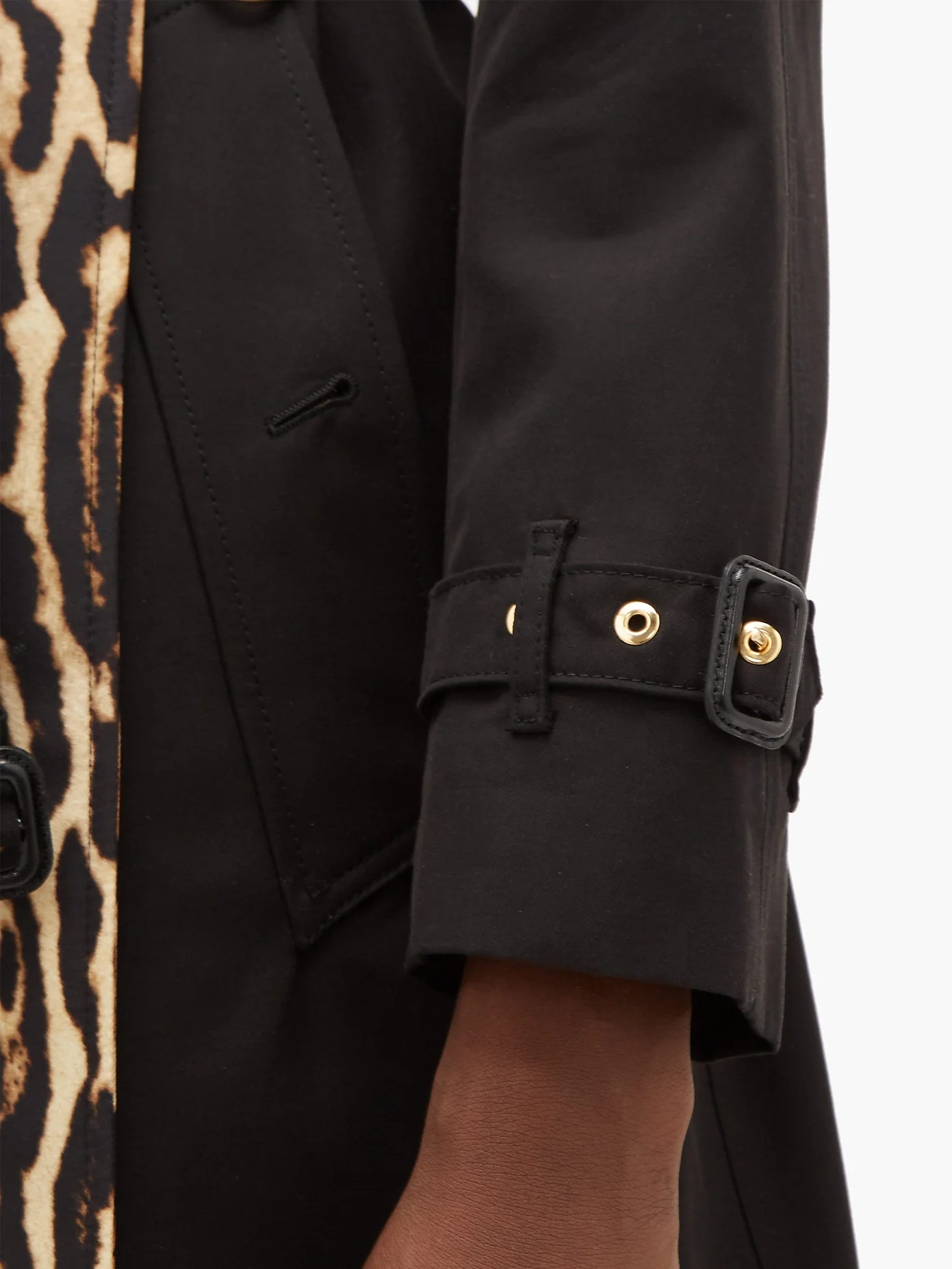 Bridstow leopard-print cotton trench coat - 4