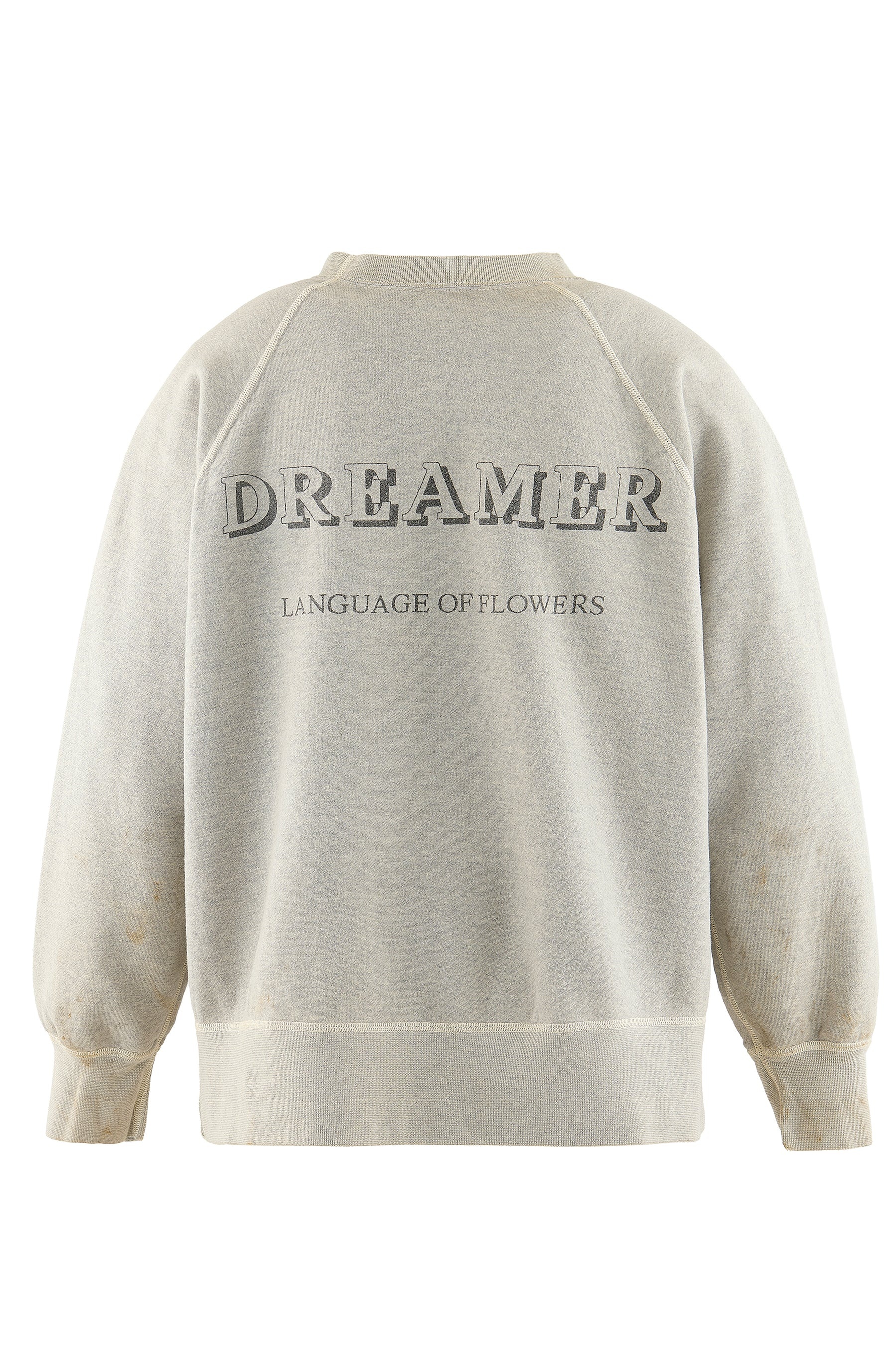CREW SWT/FLOWER / WHT - 2