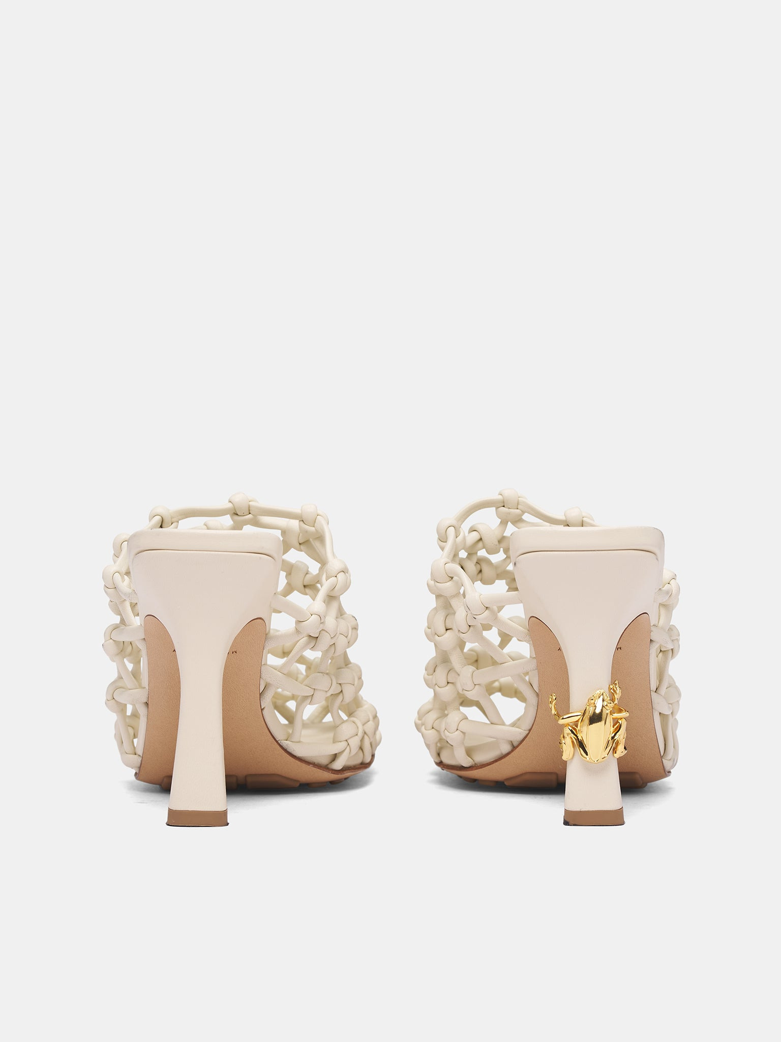 Sand Leather Braided Riva Mules - 4